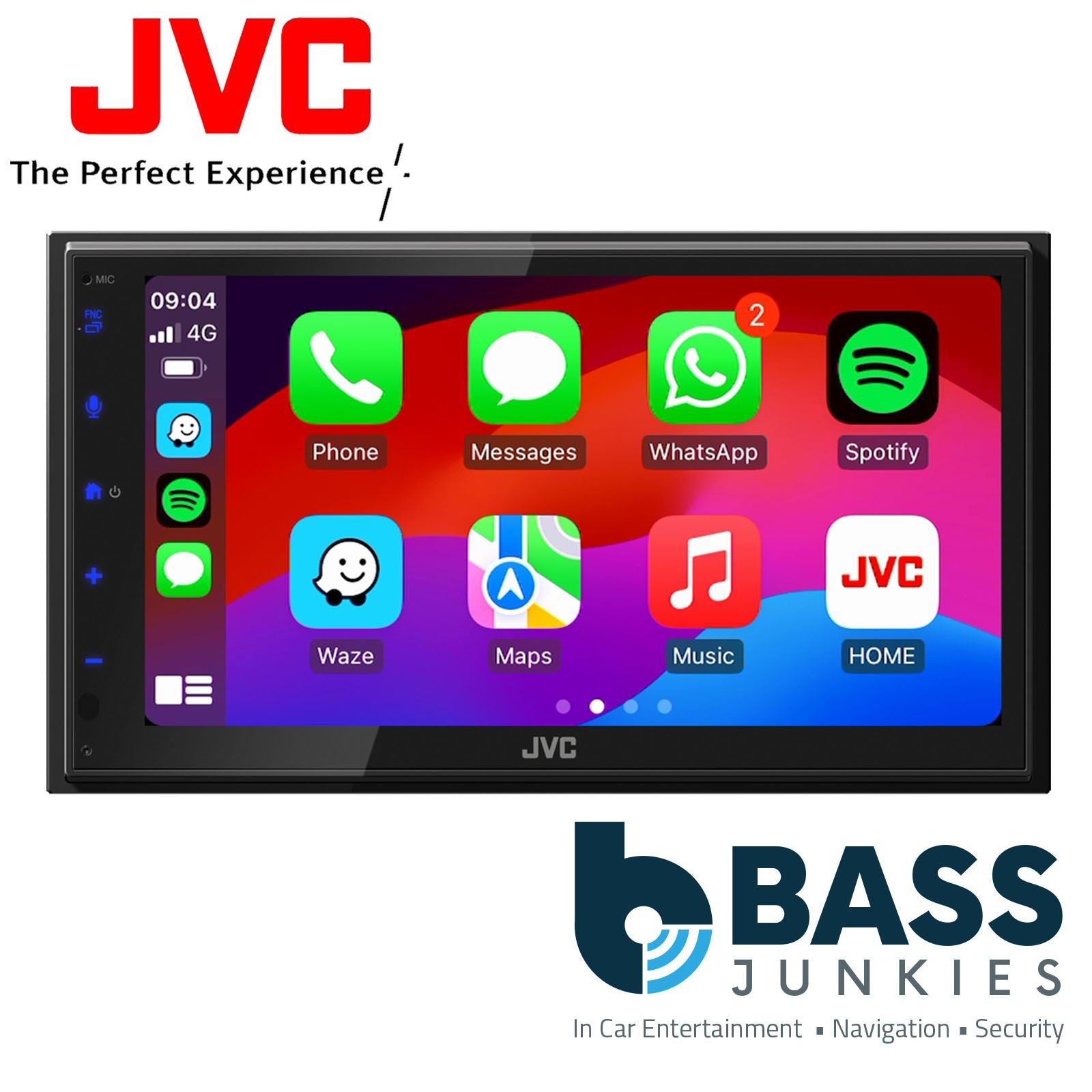 JVC Double Din Car Bluetooth Radio Fitting Kit for BMW Mini Cooper R56 06-10