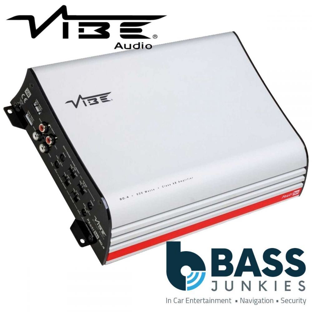 Vibe POWERBOX-80.4-V7 Class A/B 4-Channel 800 Watts 2 Ohm Car Amplifier