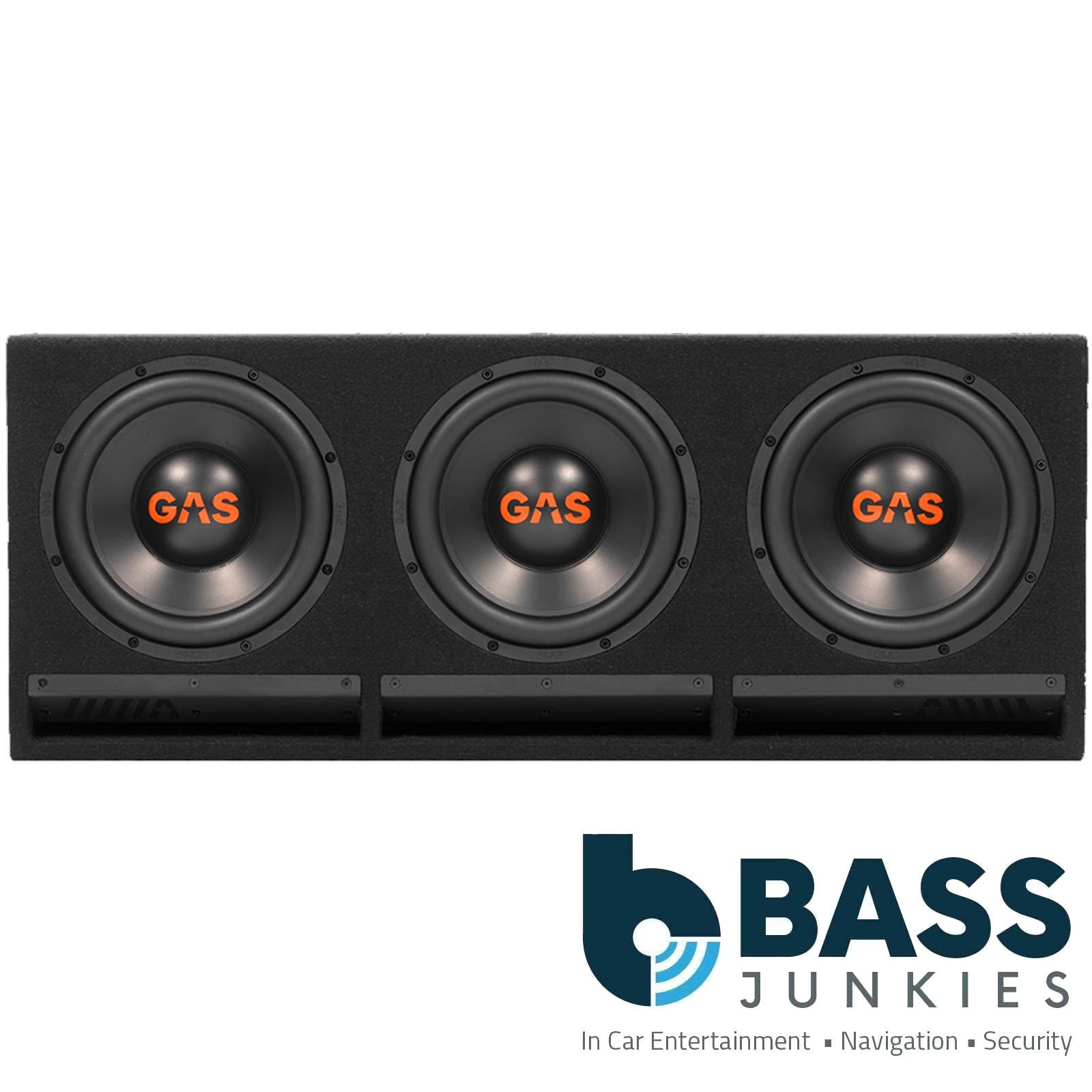 Gas MAD B2-310V - 1800 Watts 10 Inch 25cm Triple Vented Enclosure Car Subwoofer