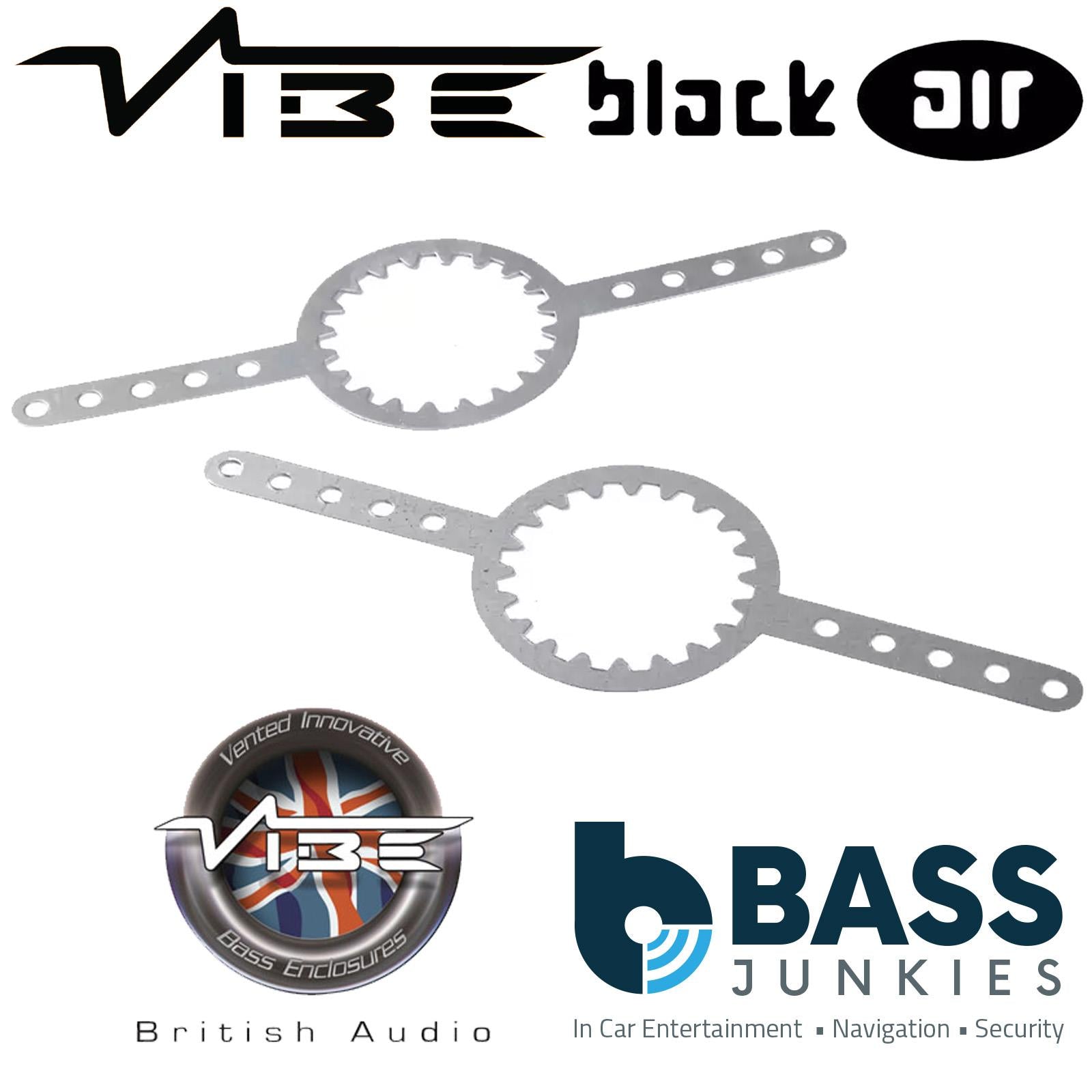 VIBE BA1TW-V4 360 Watts a Pair Blackair 2.1" (54mm) Premium Series Car Tweeters