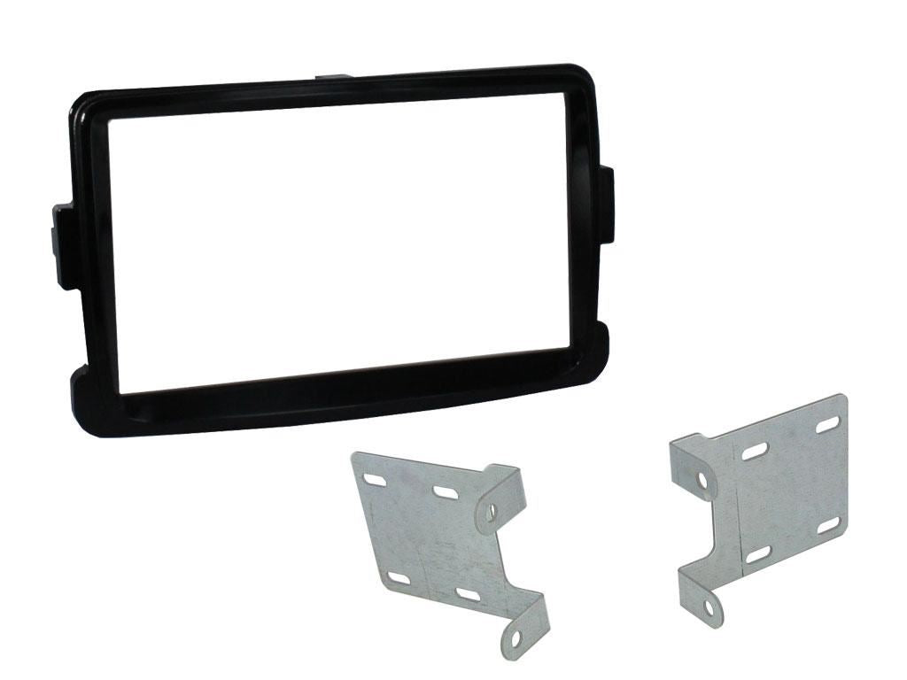 Grundig 6.8" Apple Android Double Din Stereo Fitting Kit + Steering Wheel Stalk Controls to fit Dacia Duster 2012-17 | Dacia Sandero 2012-16