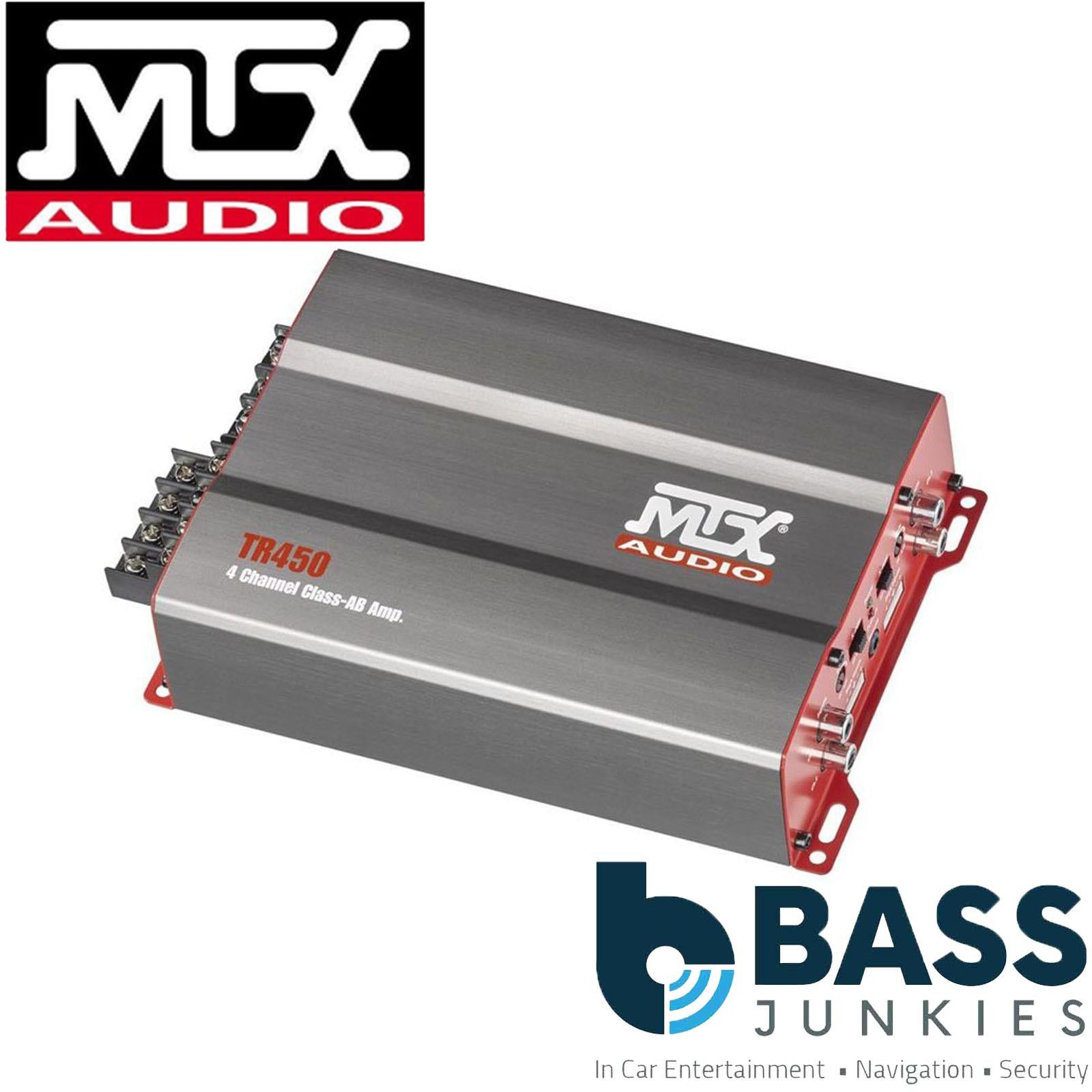 MTX Terminator TR450 - 300W RMS 4-Channel Class A/B Full Range Car Amplifier