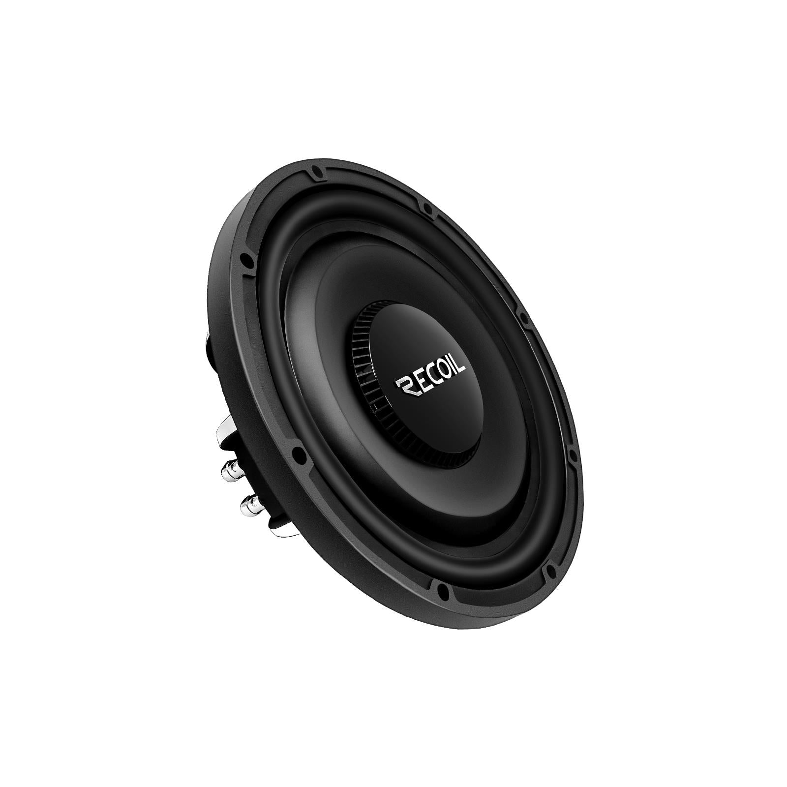 Recoil SXS10D2 - 600 Watts 10" Ultra Slim Shallow Dual 2 Ohm Car Sub Subwoofer