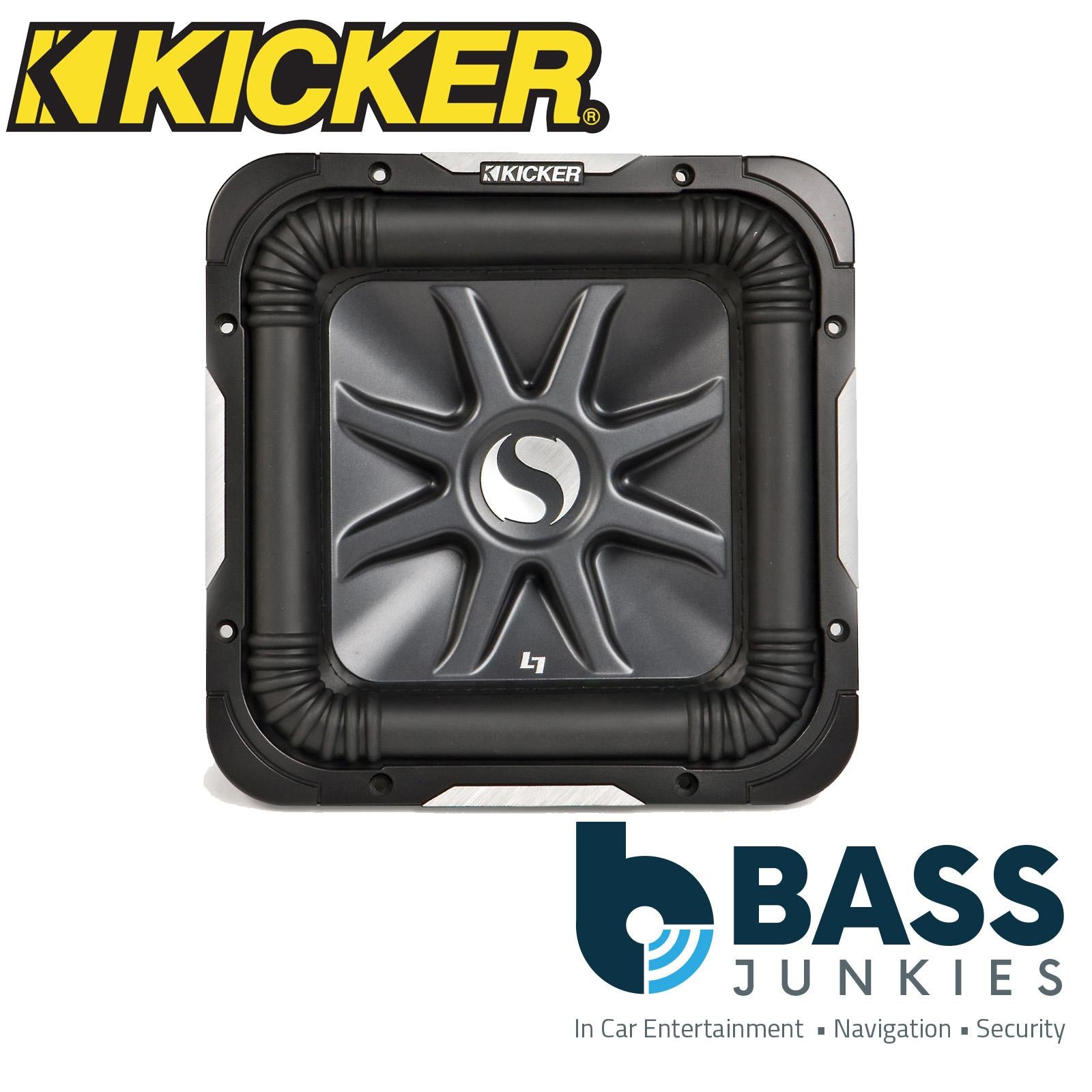 Kicker 11S10L72 - Solo-Baric 10" 25cm Square 1200 Watts 2 Ohm DVC Car Subwoofer