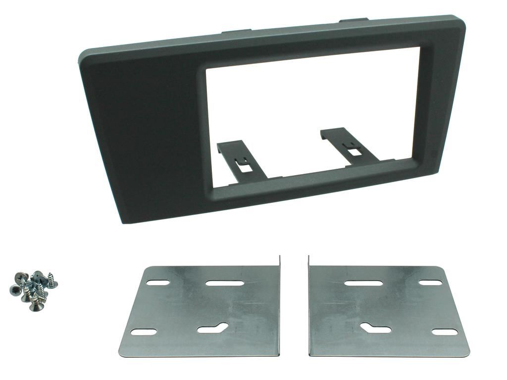 Grundig 6.8" Apple Android Double Din Stereo Fitting Kit + Steering Wheel Stalk Controls to fit Volvo S60 2000-04 | Volvo V70 2000-04