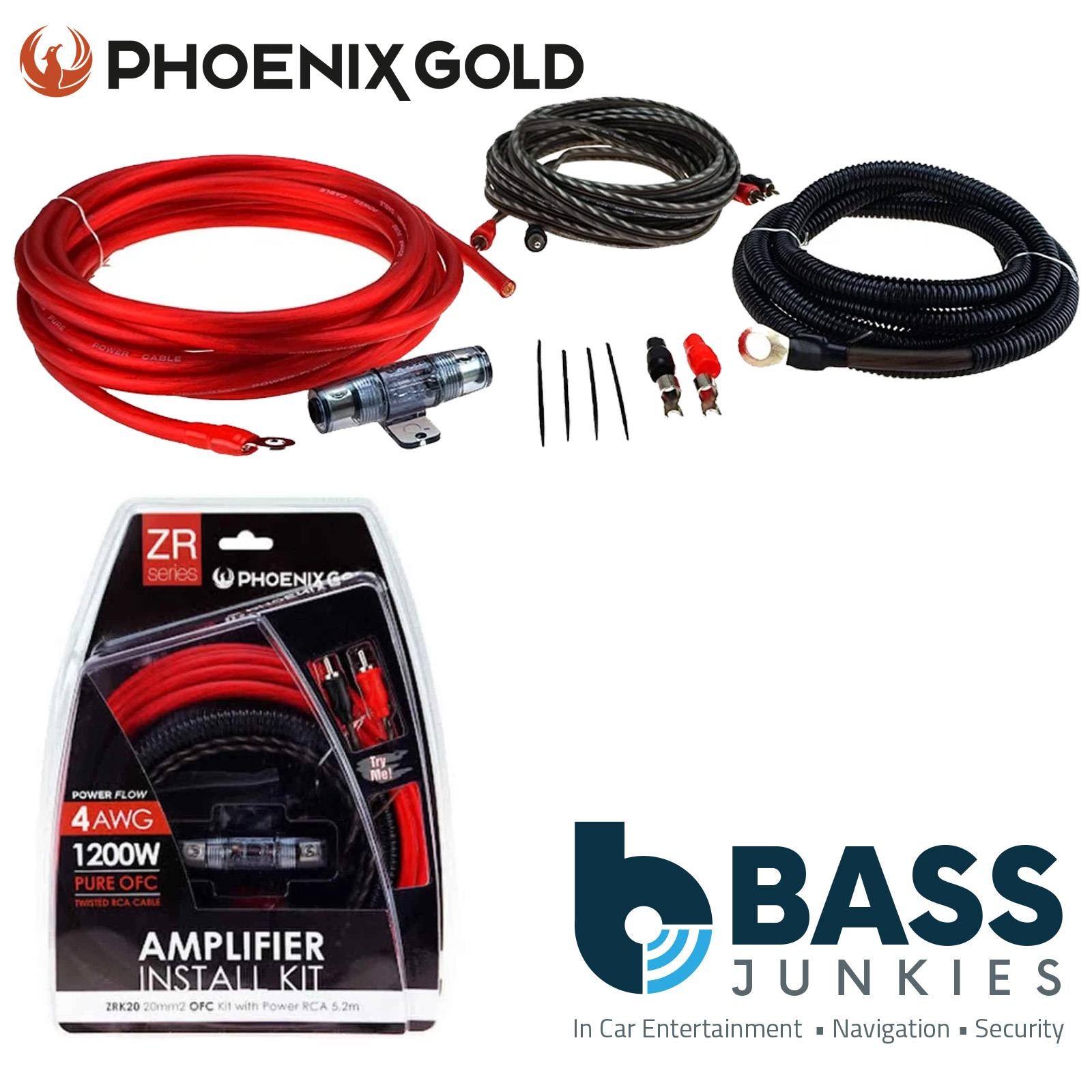 Alpine 10" 500 Watts Car Bass Box & 550 Watts Amplifier & Full Amp Kit Package