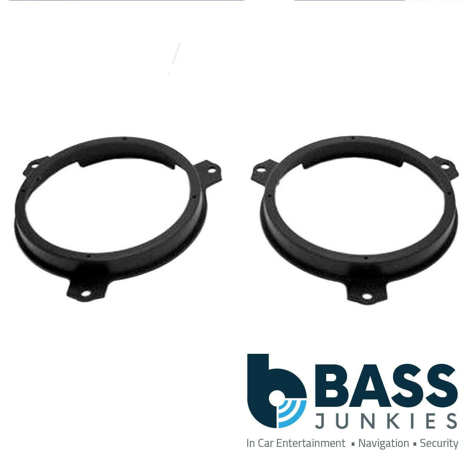 Connects2 CT25PE08 - Peugeot 108 2014 Onwards 165mm 6.5" Front Door Car Speaker Adapter Brackets