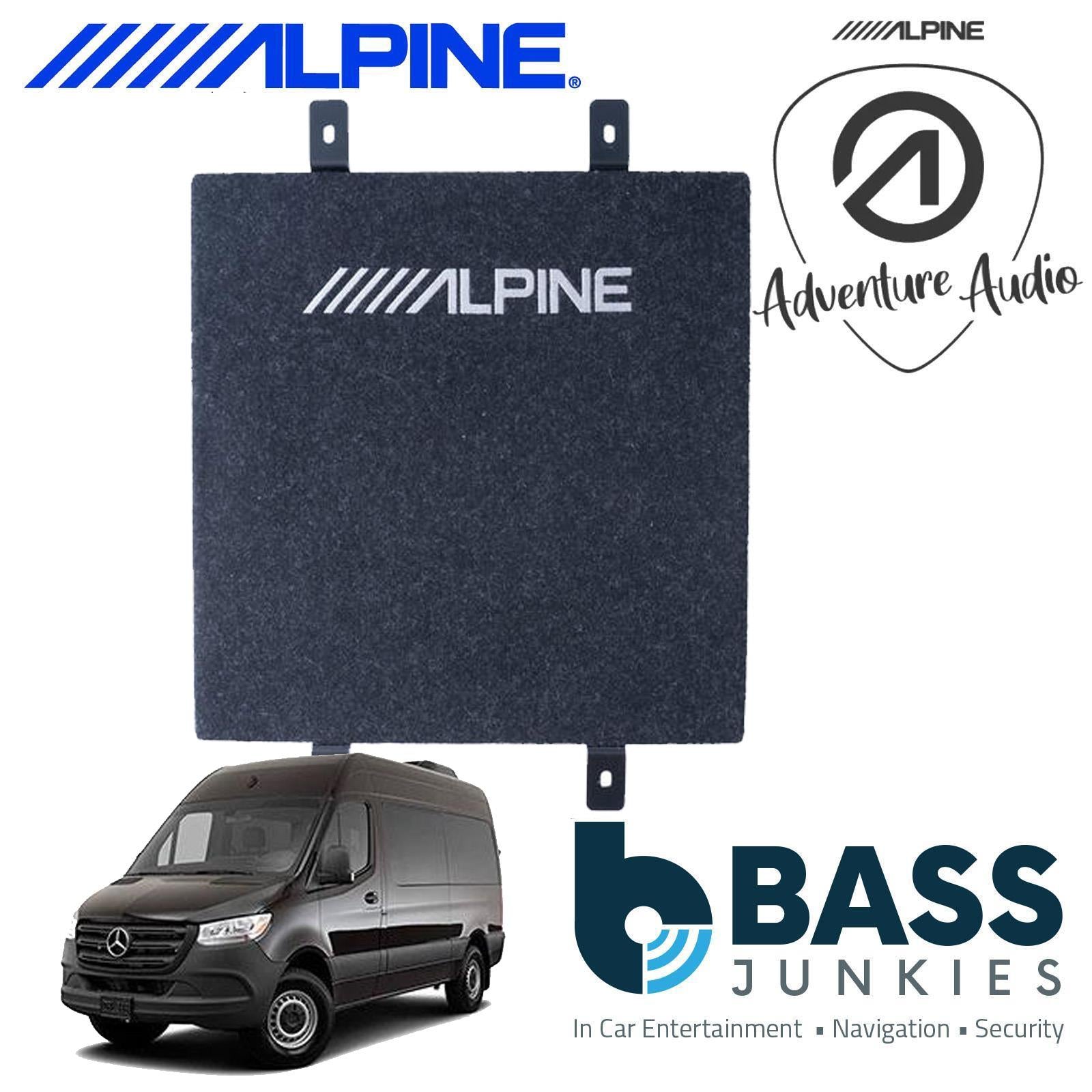 Alpine SWC-W84S907 - Mercedes Sprinter W907/W910 8" 20cm Under Seat Car Bass Box Enclosure