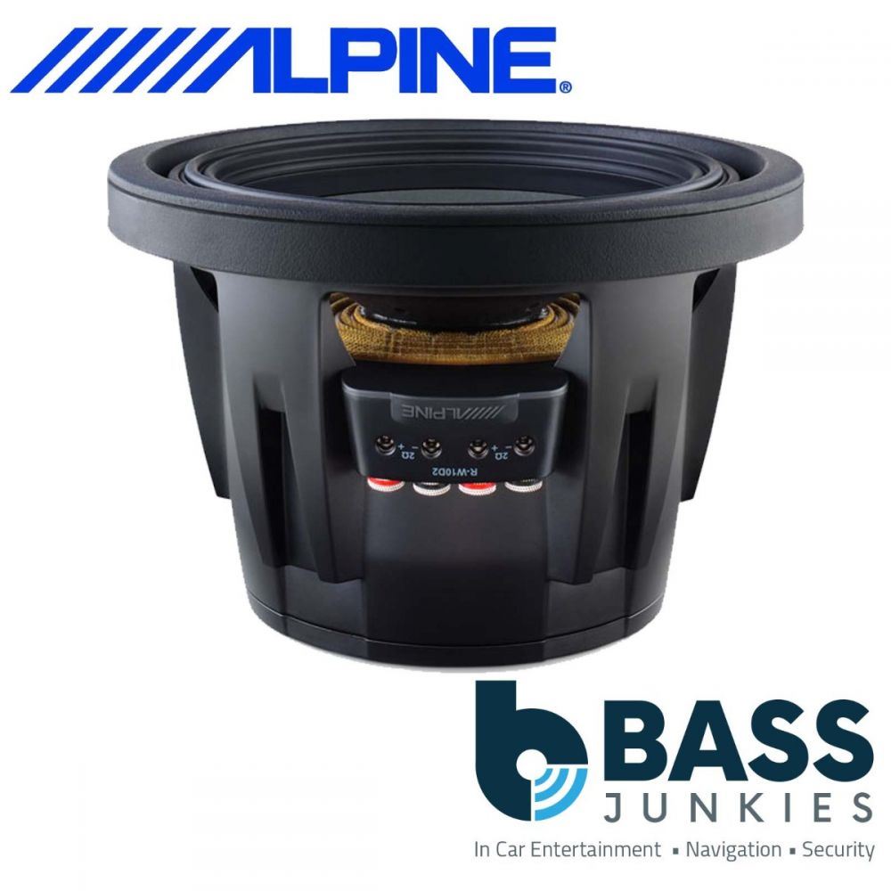 Alpine R-Series R-W10D2 10" 2250 Watts Dual 2 Ohm Voice Coil Car Sub Subwoofer