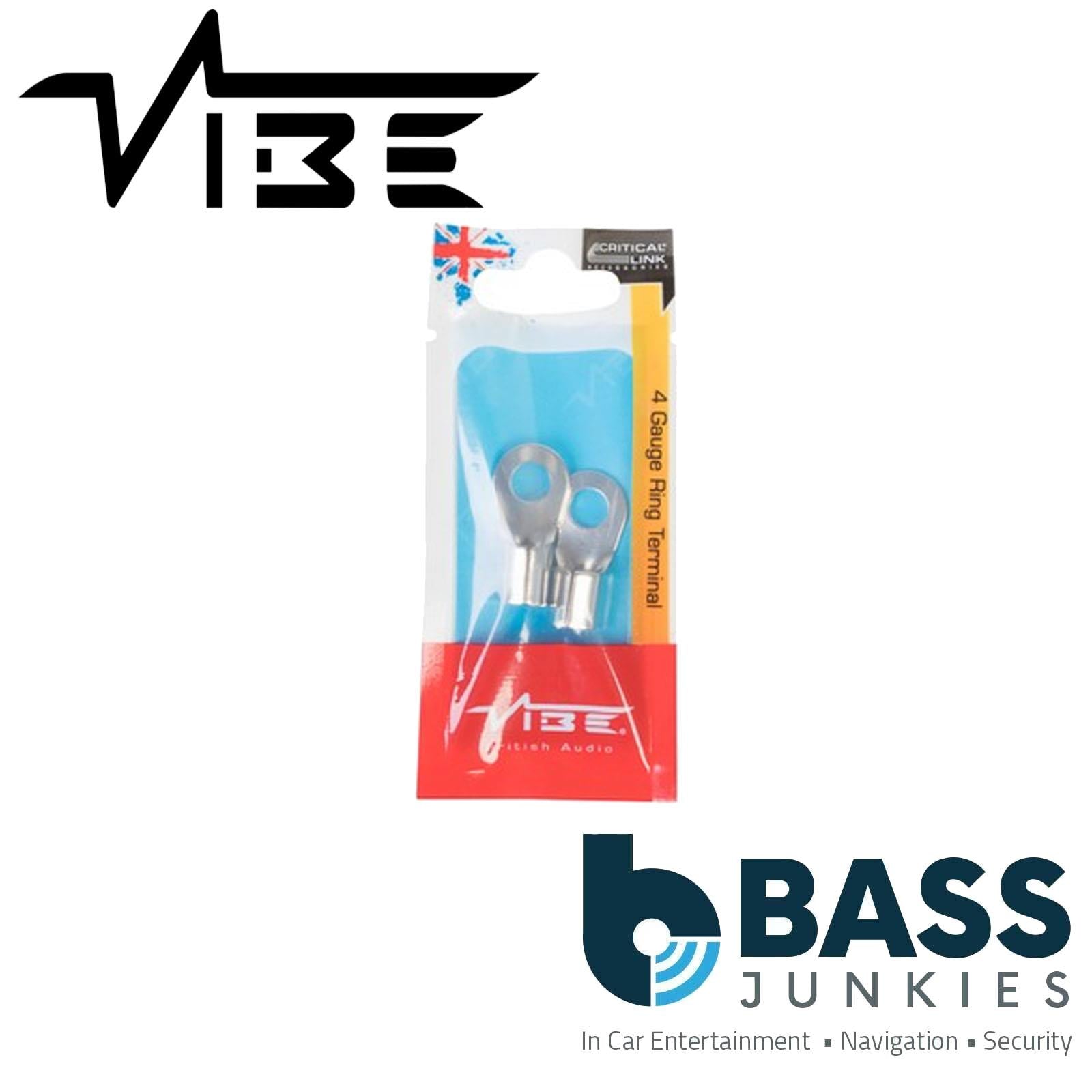 Vibe CLRT4-V7 Critical Link 4 AWG Ring Terminal Pair