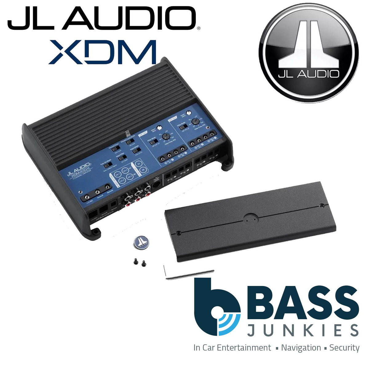 JL Audio XDM400/4 - XDM Series Class D 4 Channel Amp 400 Watts Car Amplifier