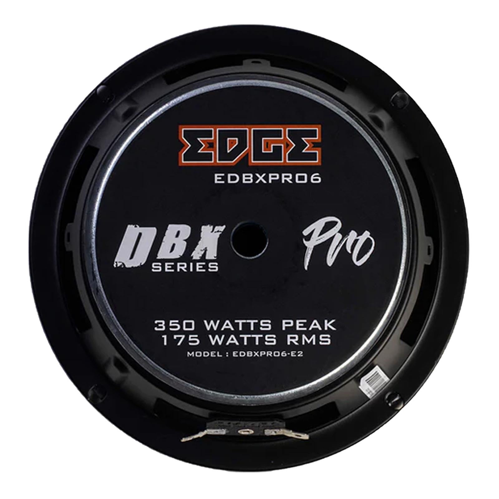 Edge EDBXPRO6-E2 - 6.5" 700 Watts 2-Way Coaxial Front Rear Car Door Speakers