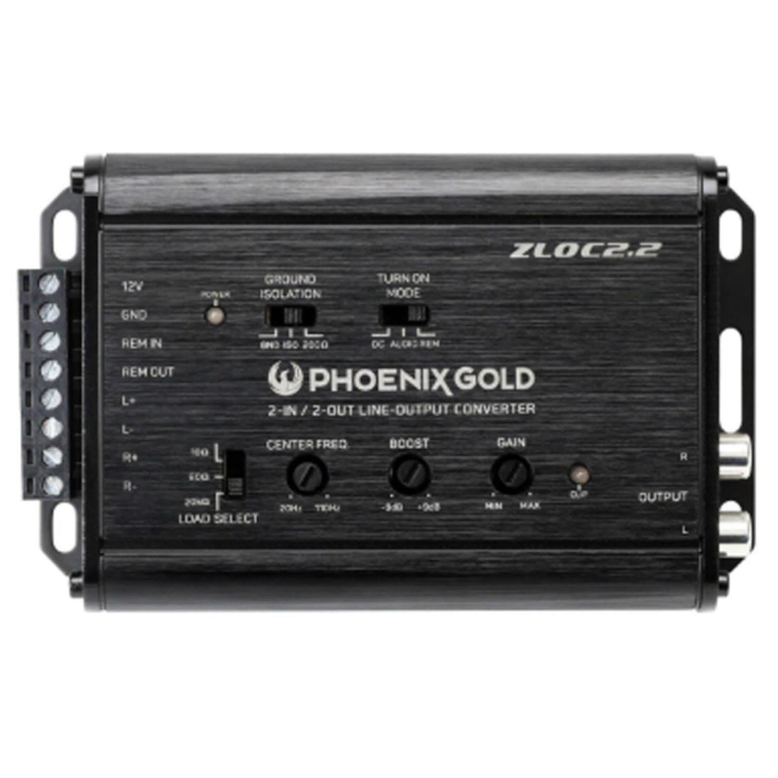 Phoenix Gold ZLOC2.2 - 2 Channel and 4 Channel Active Line Output Converter