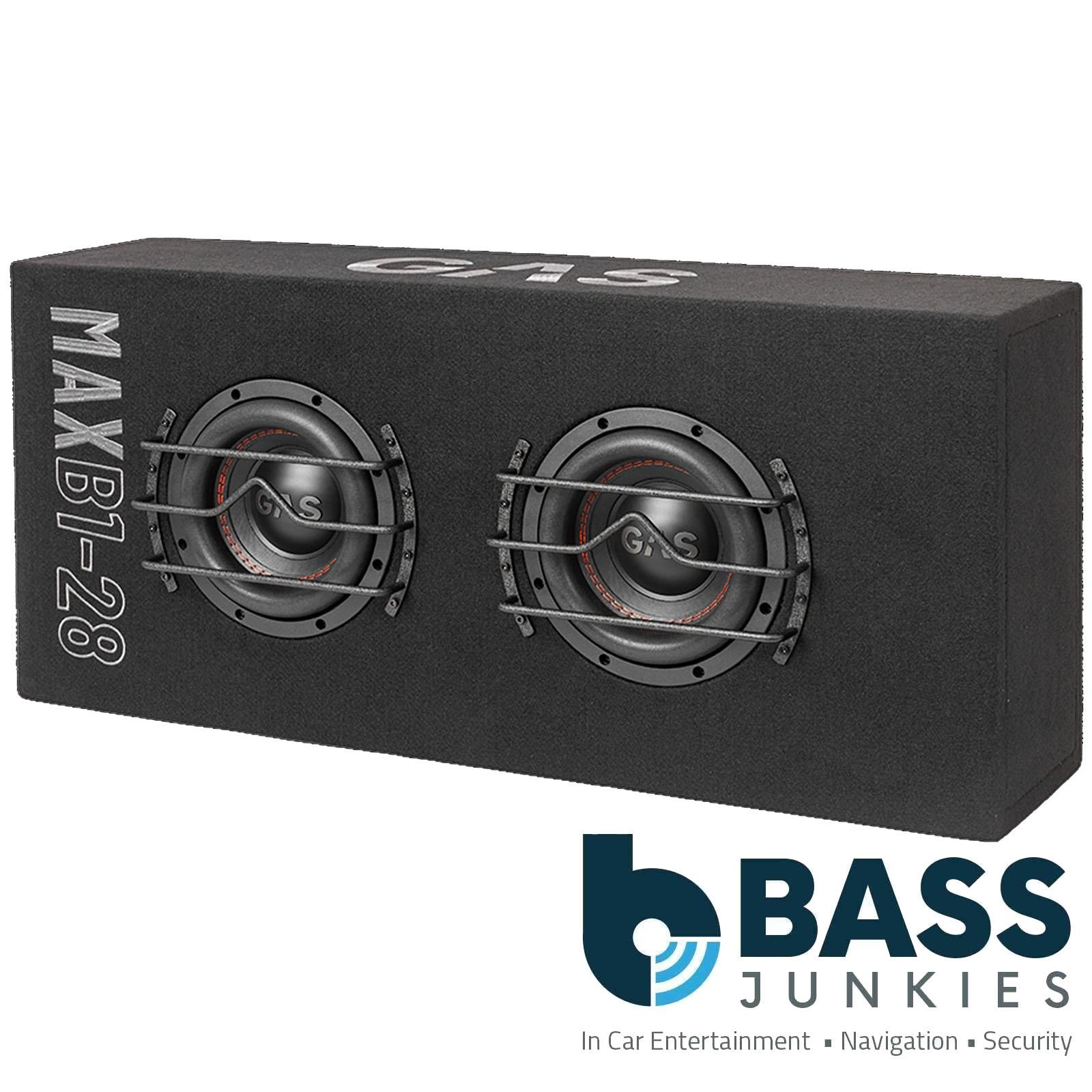 Gas MAD B1-28 - 2000 Watts 8 Inch 20cm Double Vented Enclosure Car Subwoofer