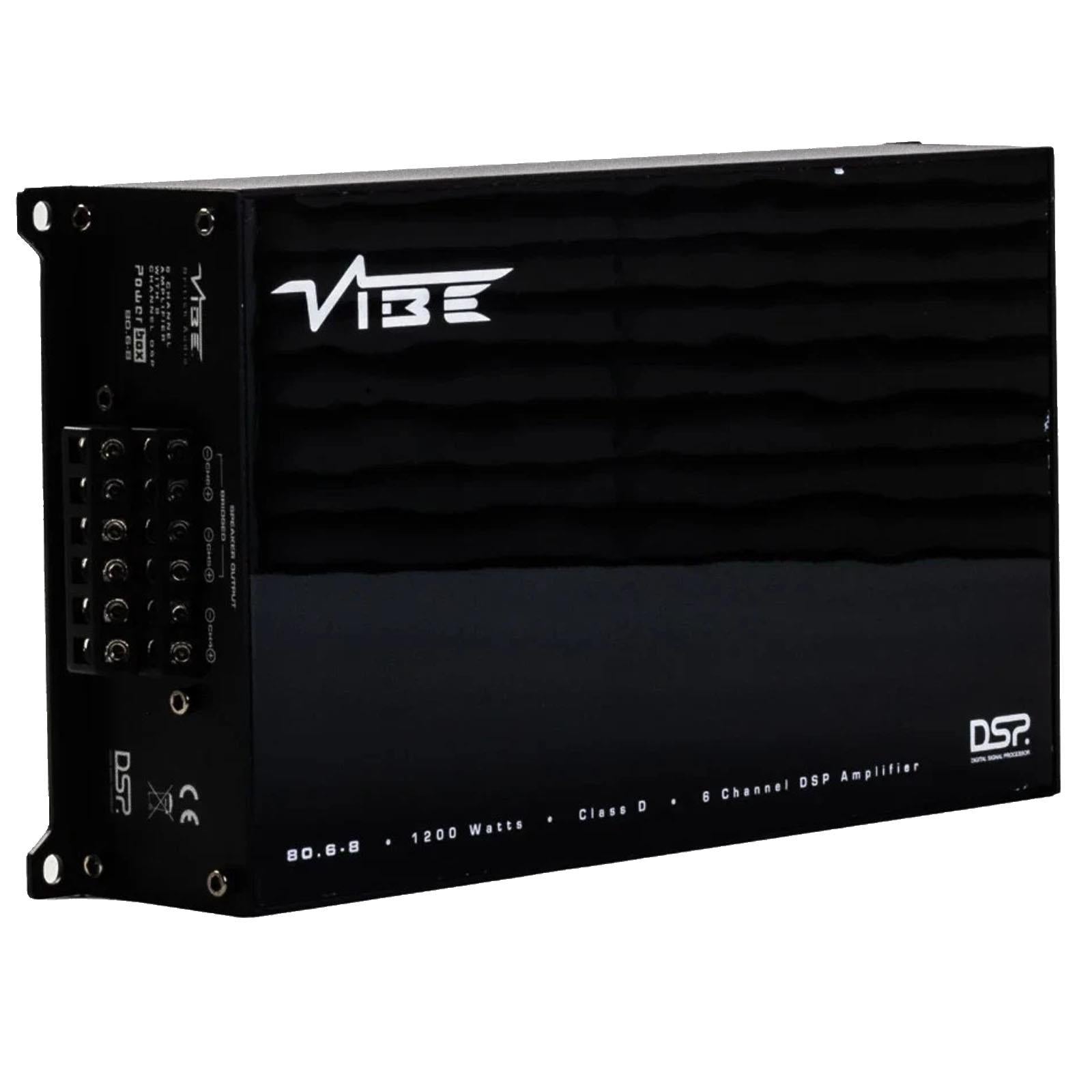 VIBE POWERBOX80.6-8DSP-V5 - 1200 Watts 50Hz 6 Channel Car Amplifier