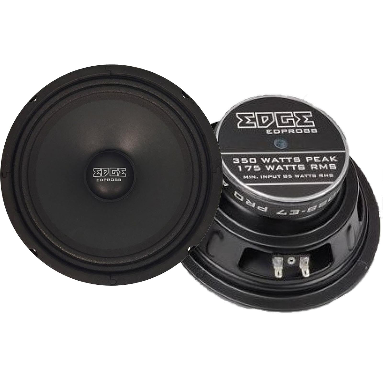 Edge EDPRO8B-E7 - 8" 700 Watts Mid-Range Car Speakers (Pair)