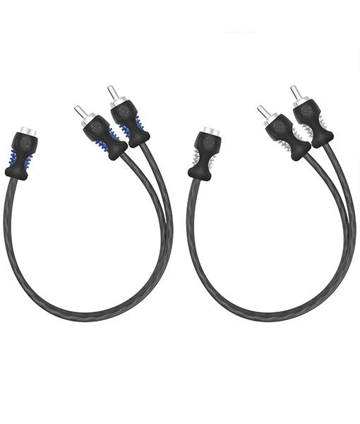 Recoil R1F2M - Echo Series OFC RCA Y-adaptor 1 Female to 2 Male Pair