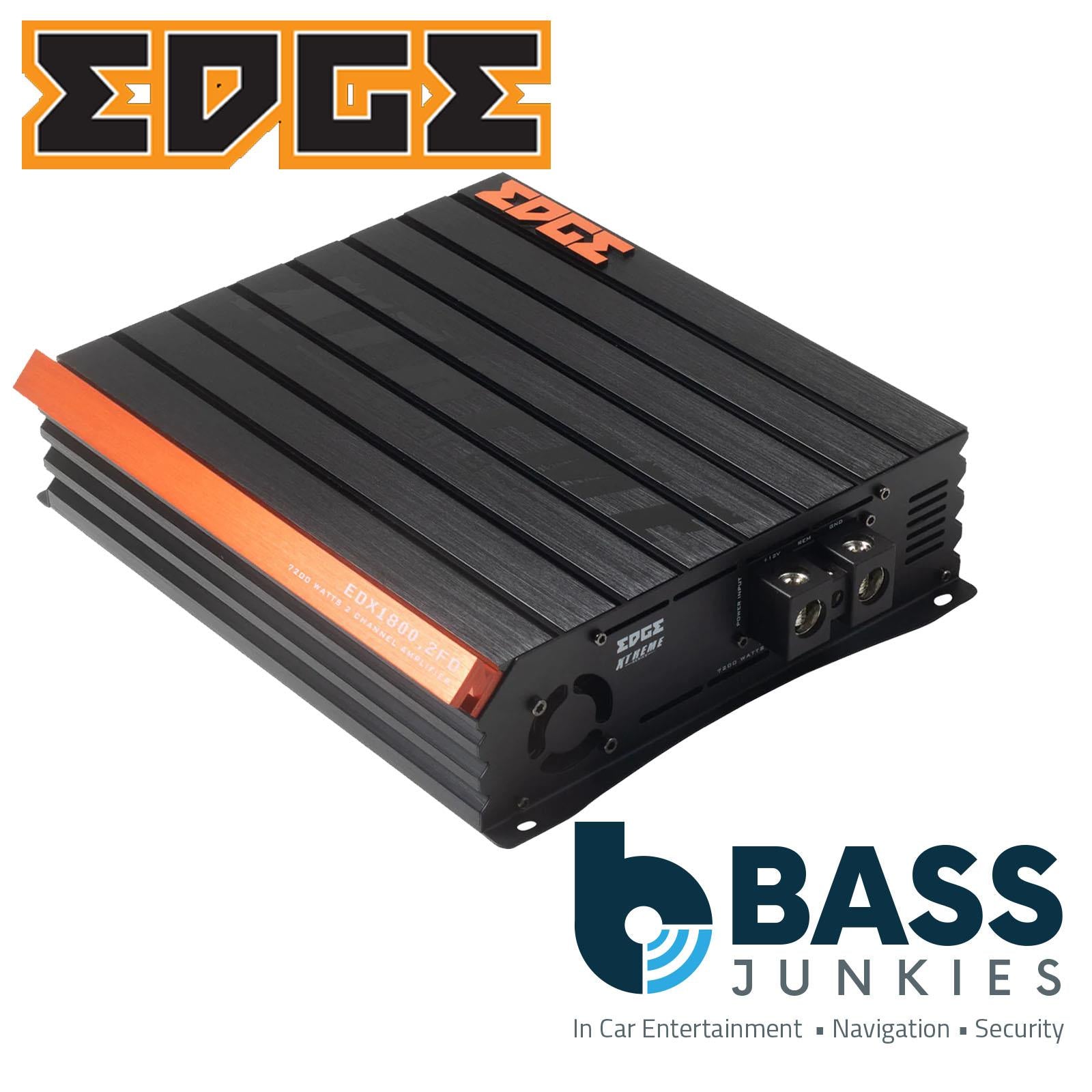 EDGE EDX1800.2FD-E0 Xtreme Series 2 Channel 7200 Watts Car Amplifier