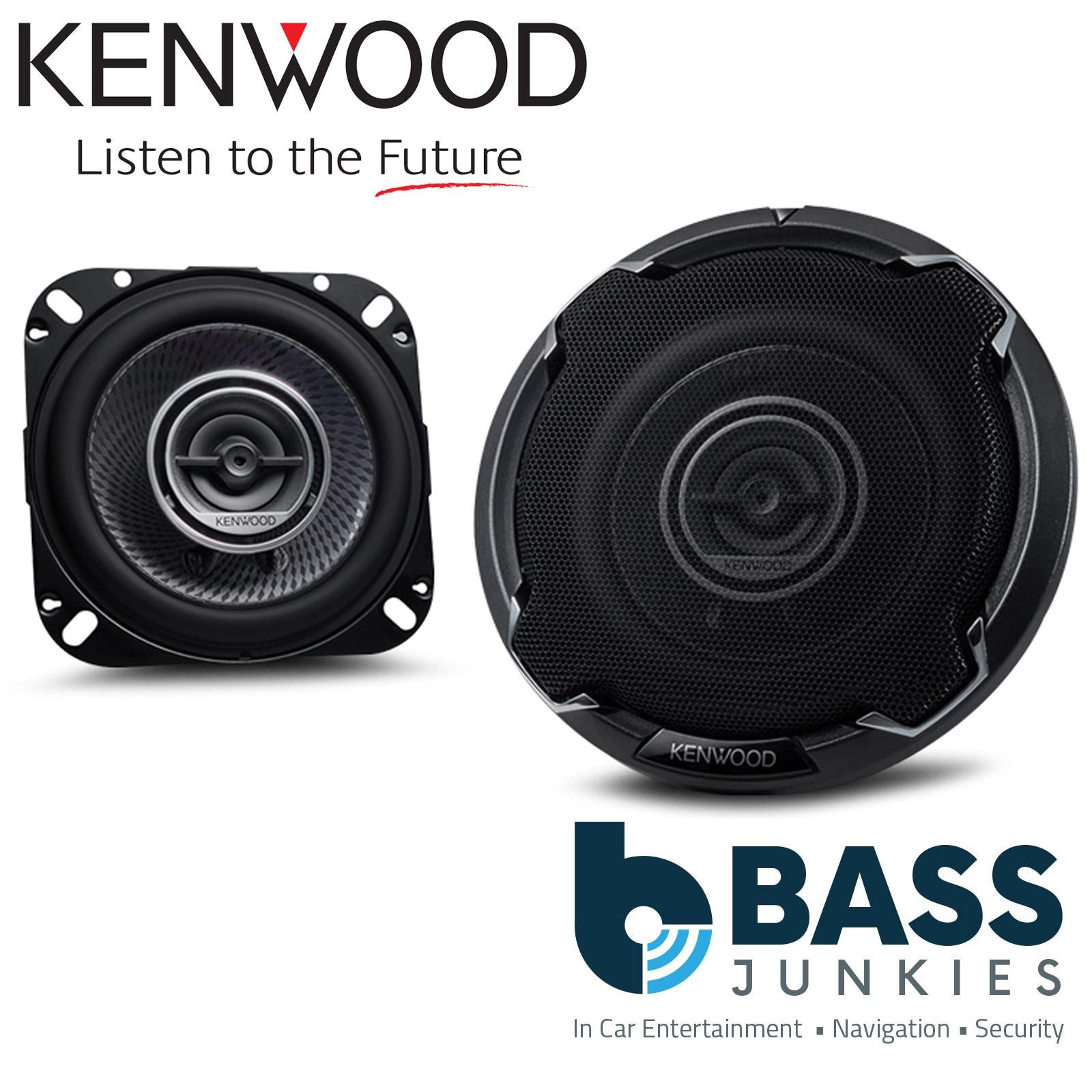 Kenwood KFC-PS1096 10cm 4" 440 Watts Door Dash Shelf Car Stereo Speakers