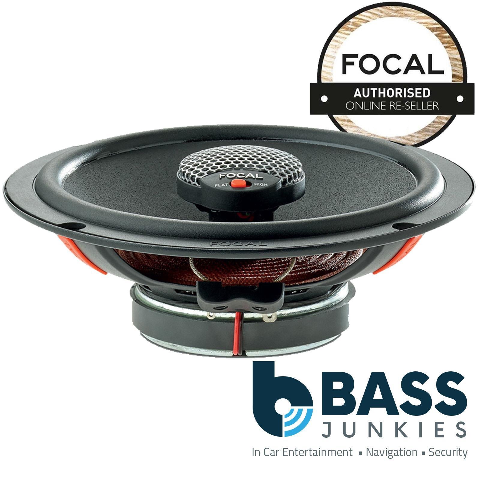 Audi TT 2007-2014 MK2 Focal 6.5" 140 Watts 2 Way Rear Side Car Speakers & Fitting Kit