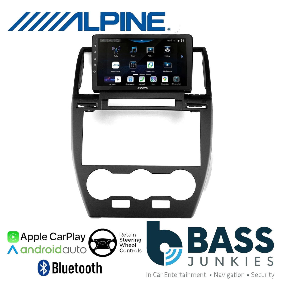 Alpine 9" CarPlay Android Car Stereo Kit For LandRover Freelander 2 2006 - 2012