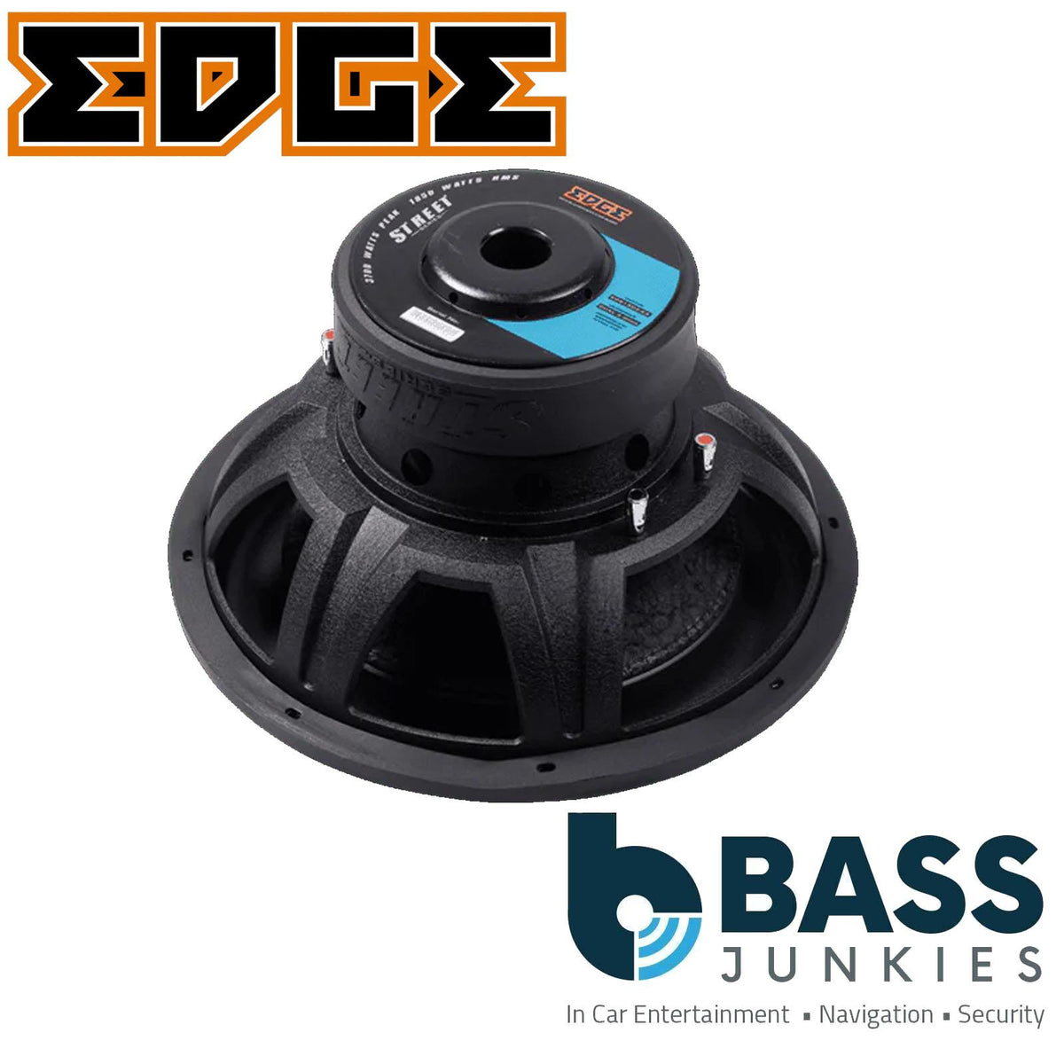 EDGE Street Series EDS15D2-E3 - 15 inch 3700 Watts Bass Car Audio Subwoofer