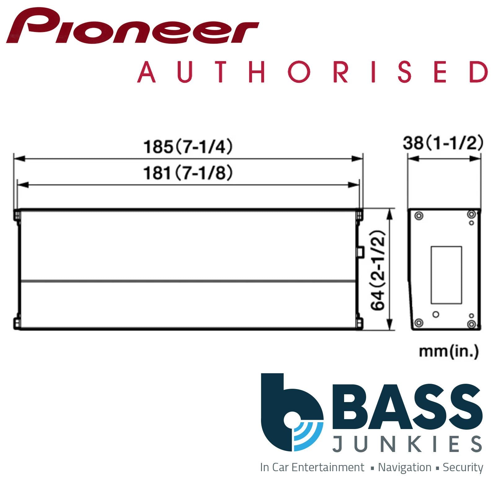 Pioneer GM-DX104 - 400 Watts 4 Channel Bridgeable Car Stereo Small Amp Amplifier