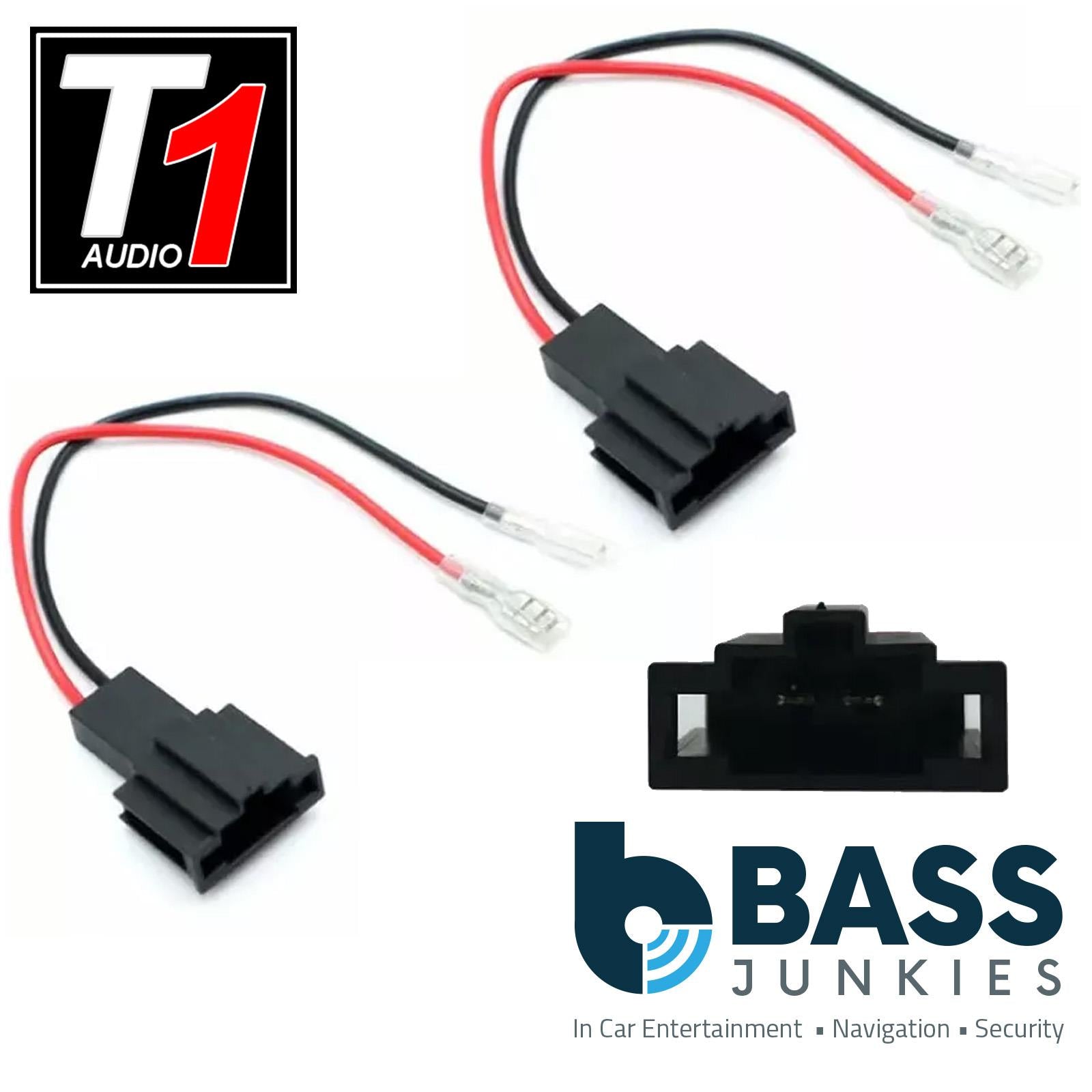 Connects2 CT55-AU02 -  AUDI & Seat Car Speaker Adaptor Lead Connectors (Pair)