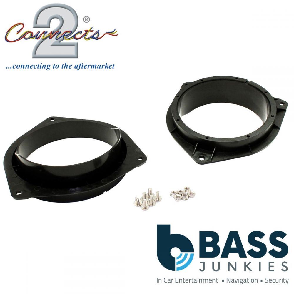 Connects2 CT25TY03 - Toyota Camry 2002 - 2011 165mm 6.5" Car Speaker Adapter Brackets