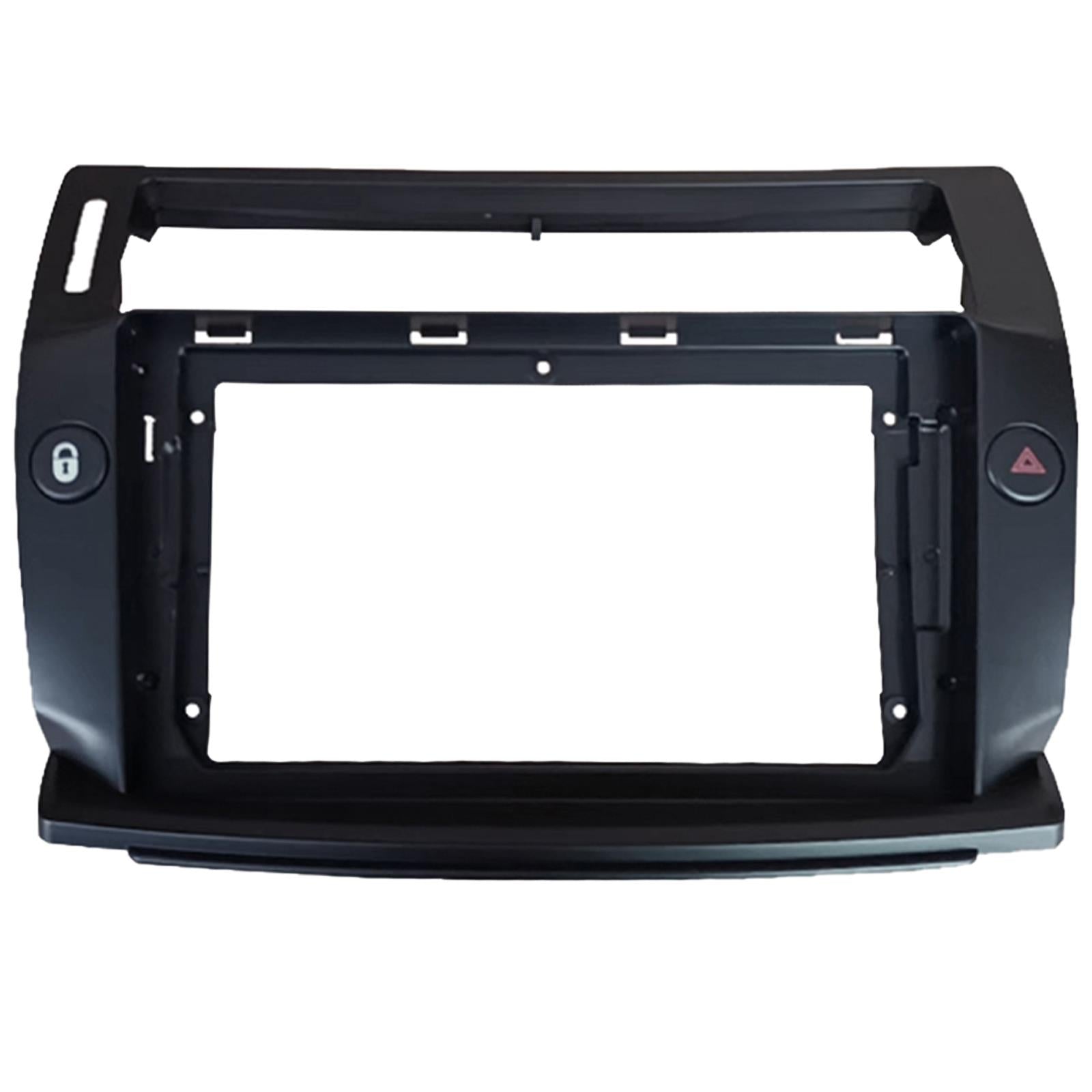 9" CarPlay Android Car Stereo Screen Fascia Stalk Kit For Citroen C4 C-QUATRE Auto AC 15-18