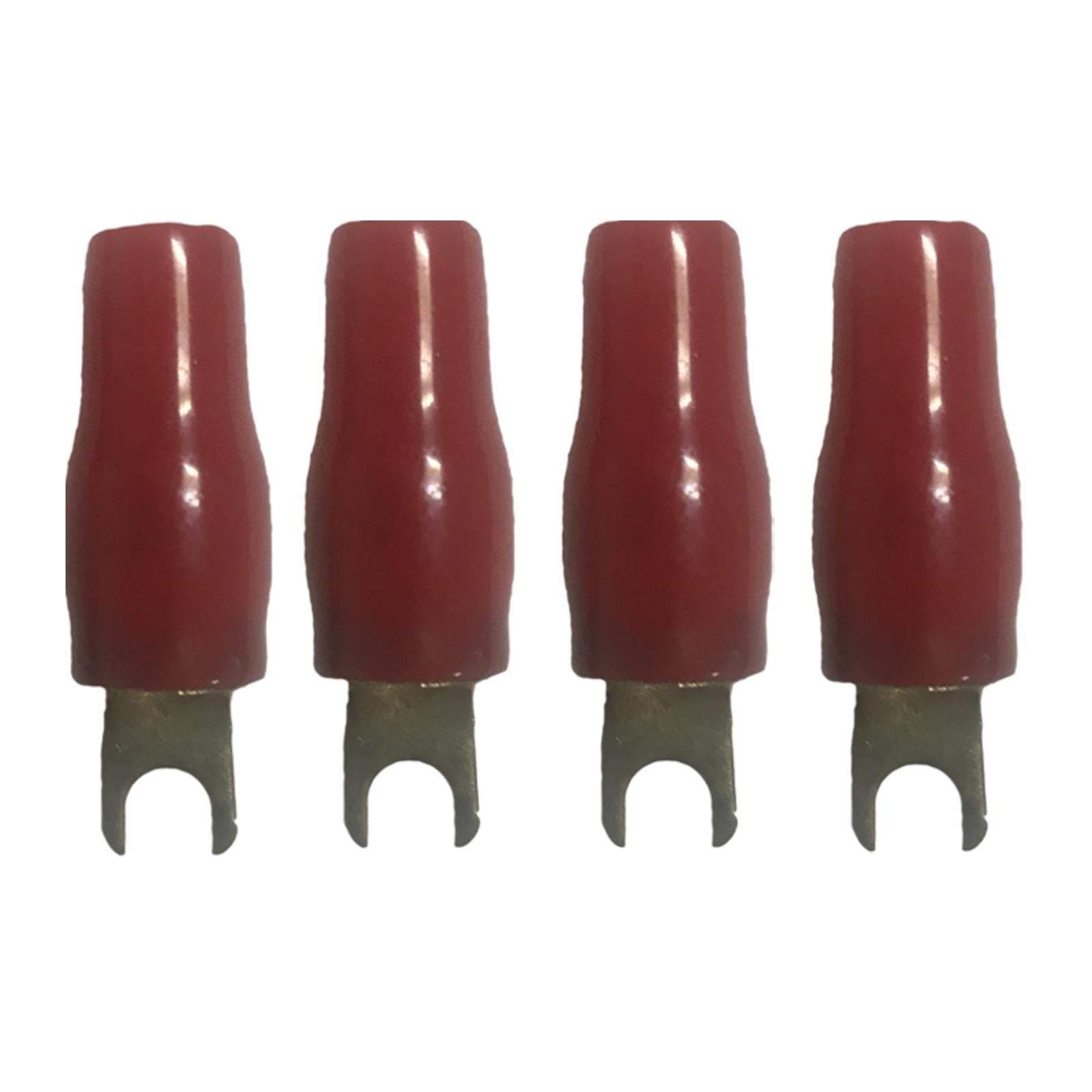 Connects2 5 Pairs 4 Gauge Spade Terminal Spade Fork Adapters for Speaker Wire