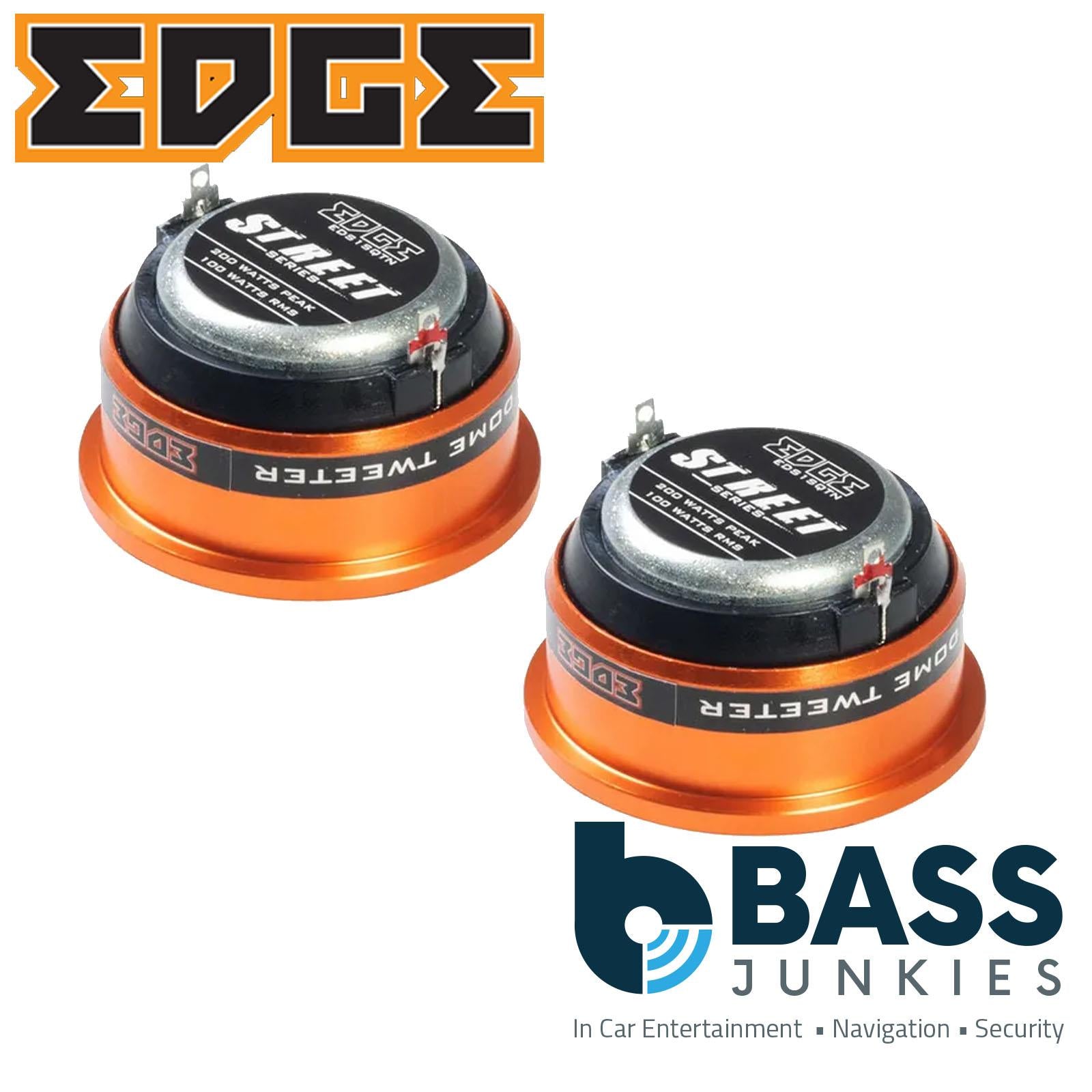 EDGE EDS1SQTN-E1 Street series 1 Inch Car Tweeter, SQ Silk Dome, 50 watts RMS, 4O