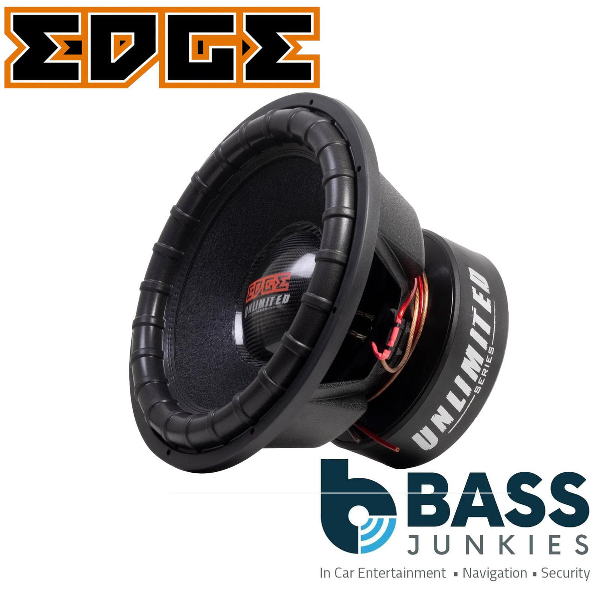EDGE Unlimited Series EDU18SPL-E2 - 18 inch 10000 watts Bass Car Audio Subwoofer