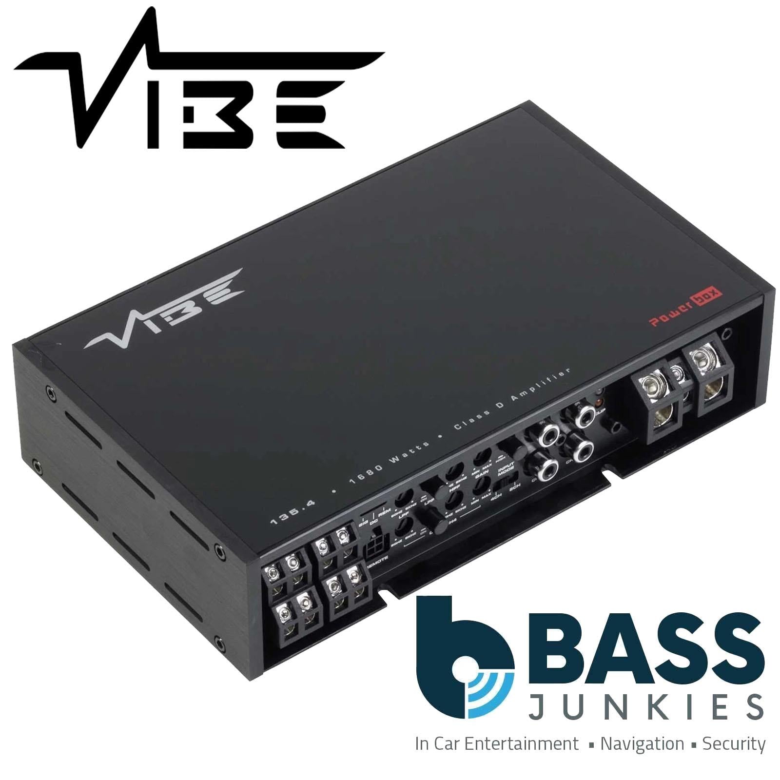 Vibe POWERBOX135.4 - 1680 Watts 4 Channel High Power Bass Car Amplifier