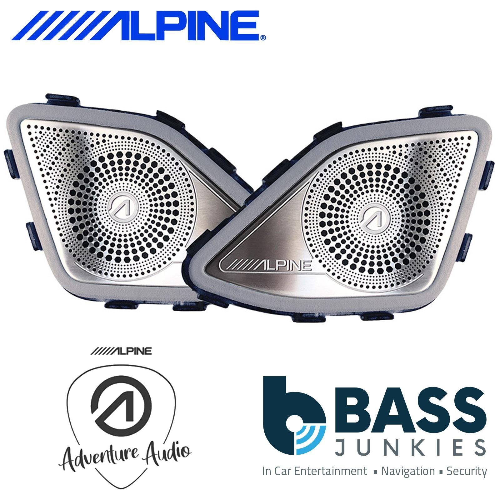 Alpine SPC-W84AT6-2 6-Channel DSP Amplifier Subwoofer Bass Box & Car Speaker Kit for VW Transporter T6.1