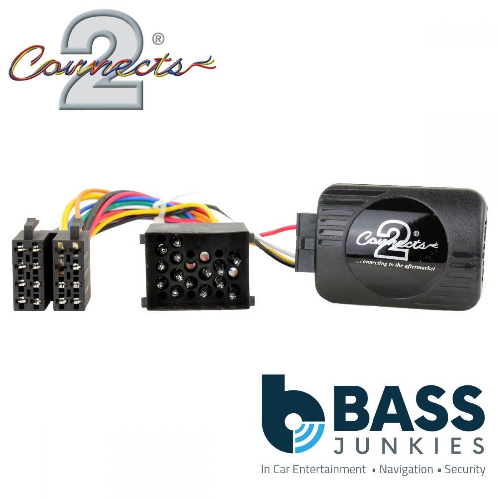 Connects2 CTSBM003.2 - BMW 3 5 7 Series Mini X5 Round Pin Car Stereo Radio Steering Wheel Interface Stalk Control