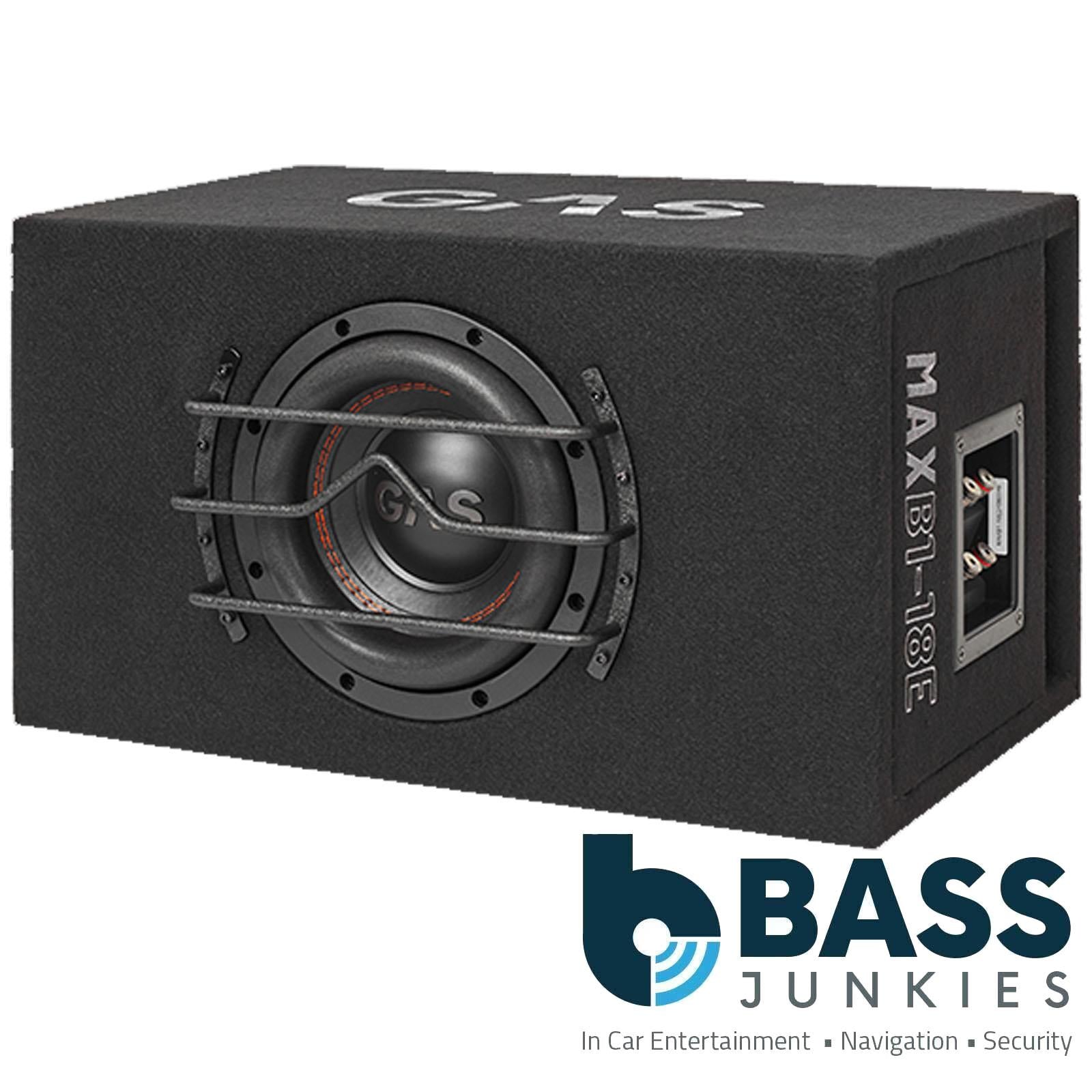 Gas MAX B1-18E - 1000 Watts 8 Inch 20cm Vented Enclosure Car Subwoofer
