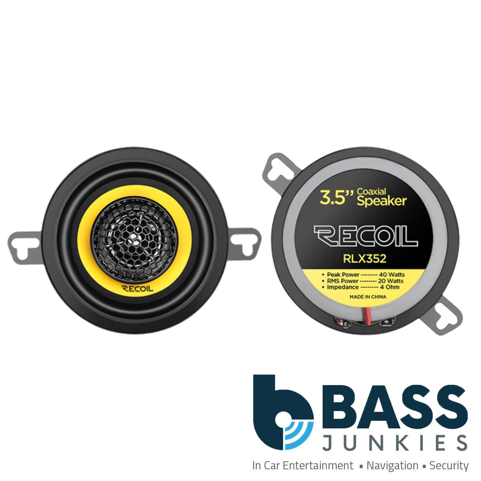 Recoil Level-3 Series 2-Way 80 Watts 3.5" Coaxial Car Speaker
