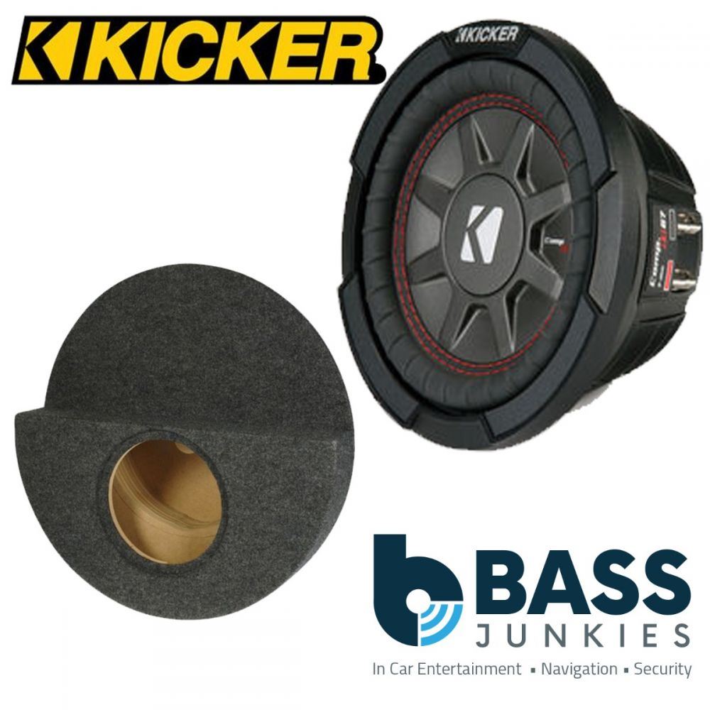 BMW 3-Series (E46) 1998-2004 Kicker CWRT102 - CompRT 10" 25cm 800 Watts Car Subwoofer Custom Bass Box Kit