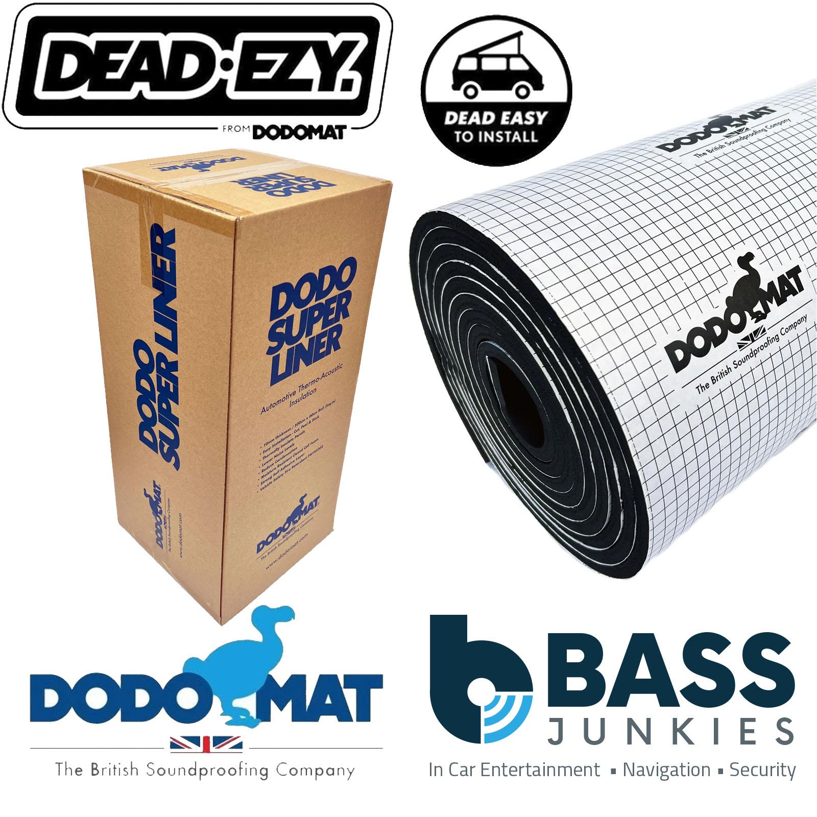 Dodo DOD-SUPER10-ROLL - Car Van 5m Sound Deadening Liner Foam Insulation Self Adhesive Roll
