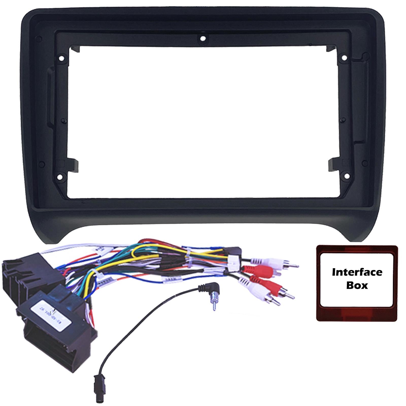 Audi A4 B6/B7 2002-2008 Fascia & Bose Interface Fitting Kit for 9" Android Car Radio