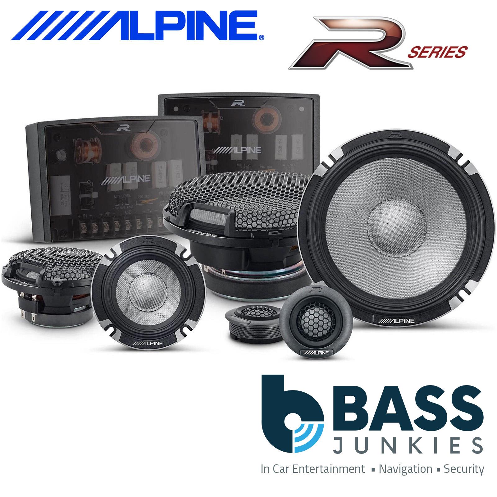 Alpine R2-S653 - 16.5cm 6.5" 3-Way 600 Watts PRO Component Car Door Speakers