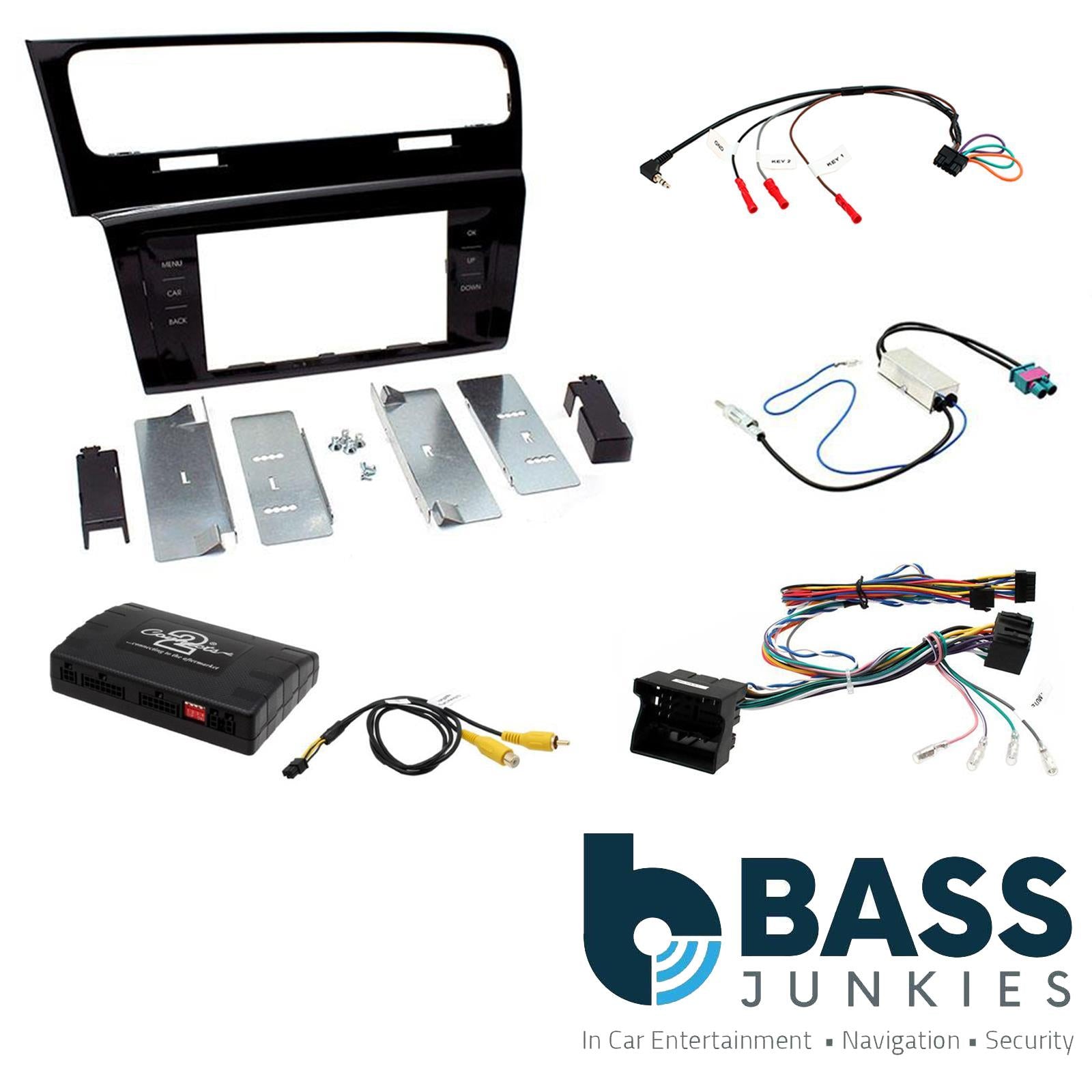 Connects2 CTKVW15 - Volkswagen Golf 2013 Onwards Double Din Fascia Installation Kit
