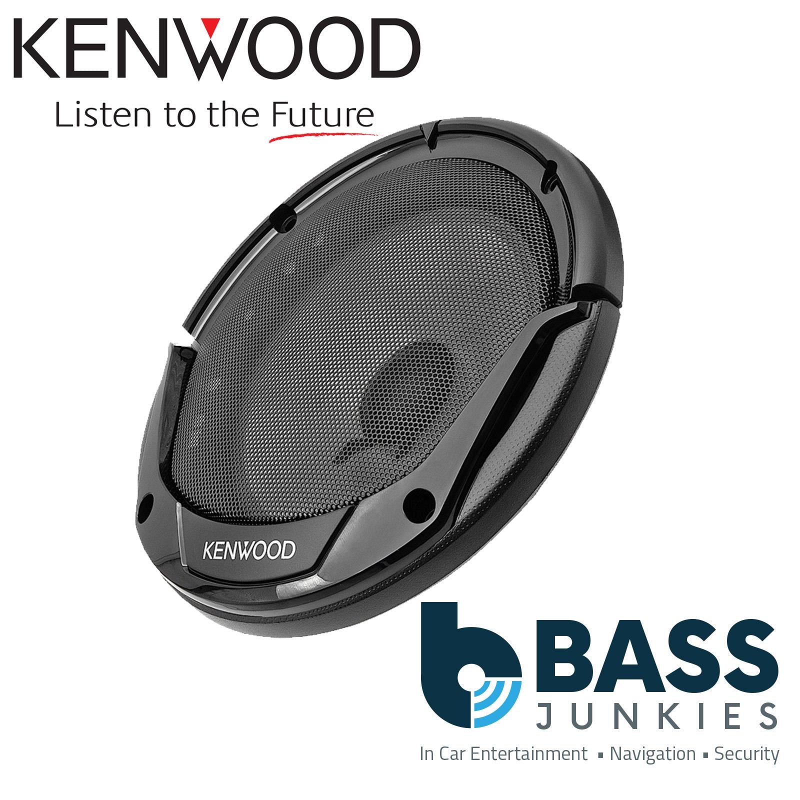 Kenwood KFC-E170P - 17 cm 6.5" 300 Watts 2 Way Component Car Van Door Speakers