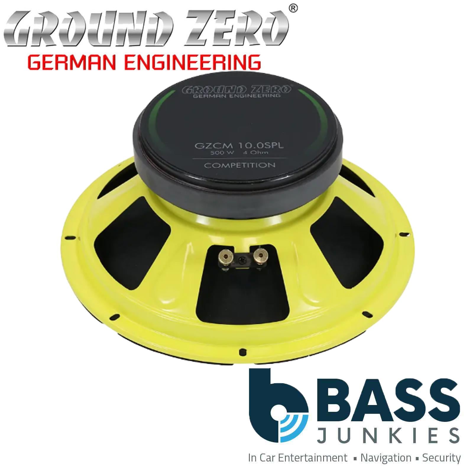 GROUND ZERO GZCM 10.0SPL 500 Watts 10″ High Power Midrange Speaker