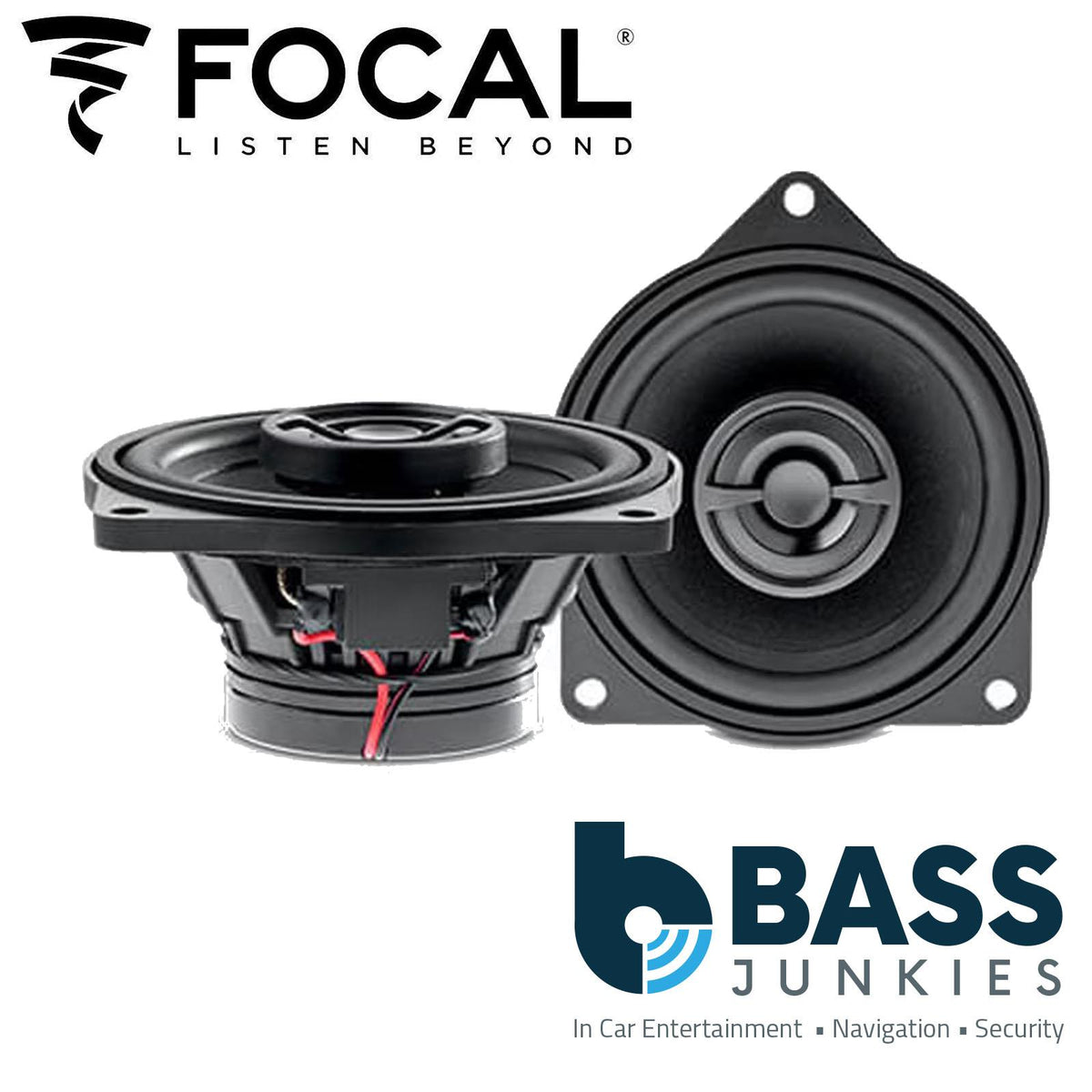 Focal ICBMW100 4" 160 Watts Coaxial Car Door Speakers For BMW G22 4 Series 2020 Onwards