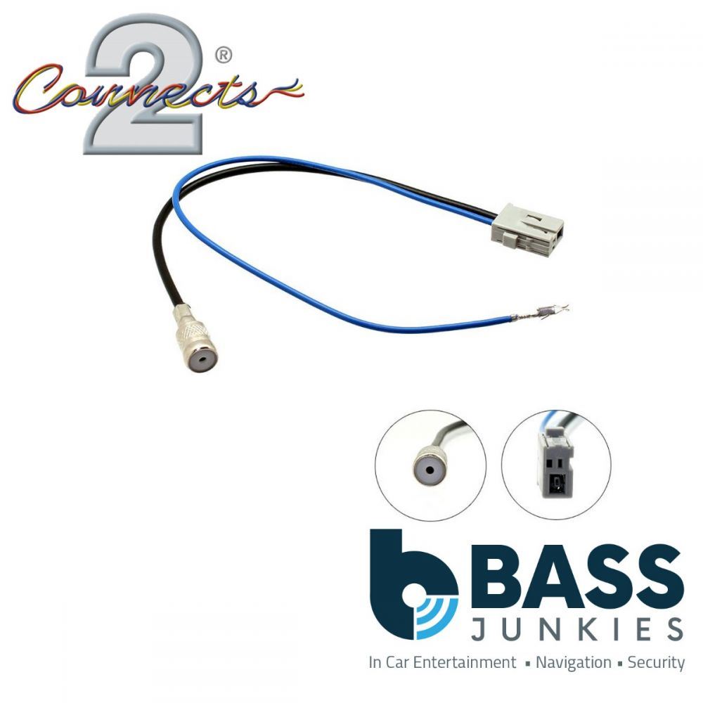 Connects2 CT27AA46 Active Car Stereo Fakra - ISO Antenna Adapter