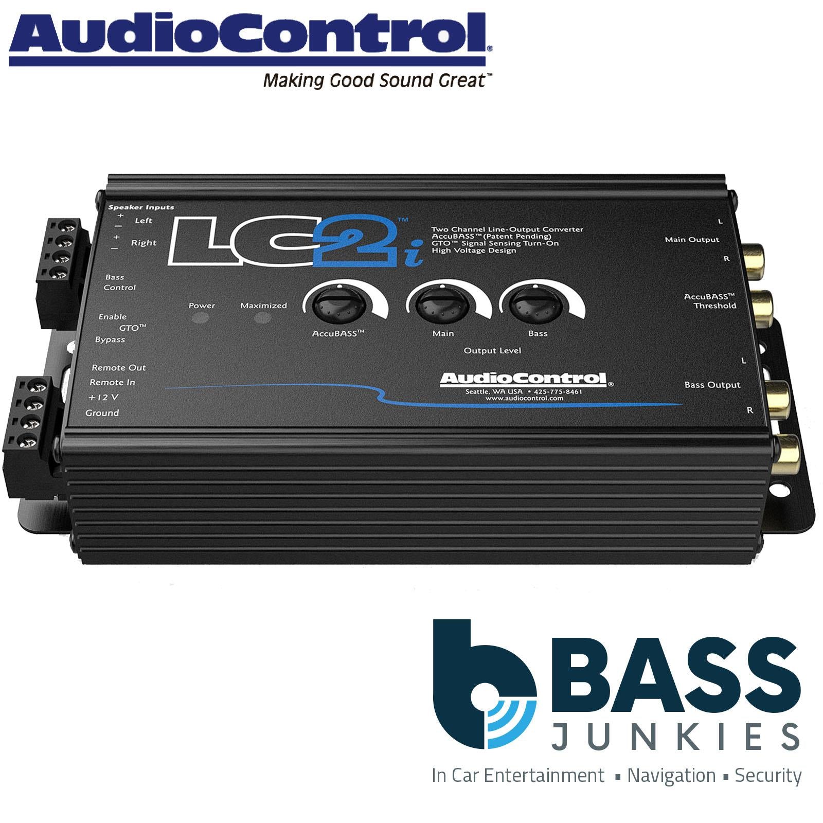 AudioControl LC2i 2-Channel Line Output Converter with AccuBass