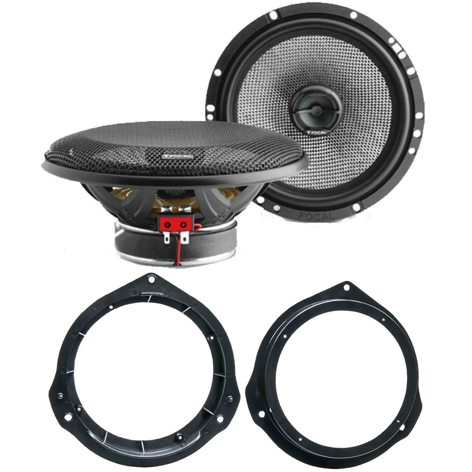 Mercedes C-Class 2007 On Focal Access 240 Watts Coaxial Rear Car Speakers