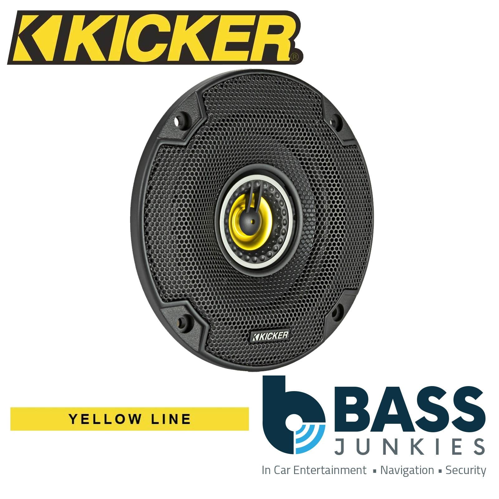 Kicker CS Series 46CSC44 - 4" 100mm 300 Watts Coaxial 2-Way Car Door Speakers